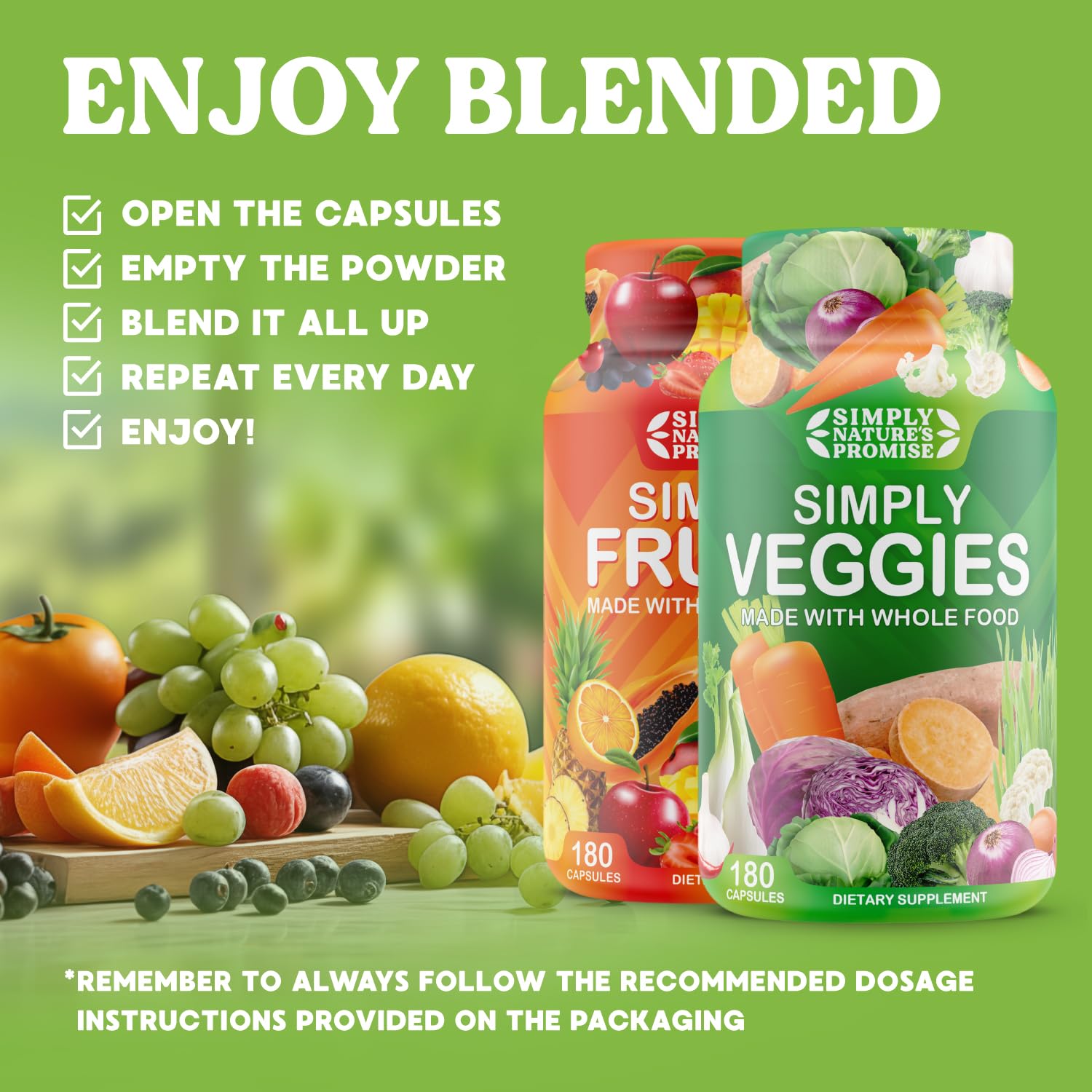 Simply Nature's Promise - Packed with Over 40 Different Fruits & Vegetables Simply Nature's Promise uk supplements