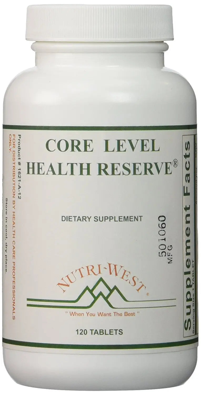 Core Level Health Reserve - 120 Tablets by Nutri West Nutri-West uk supplements