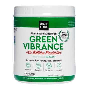 Vibrant Health, Green Vibrance, Vegan Superfood Powder, 15 Servings Vibrant Health uk supplements