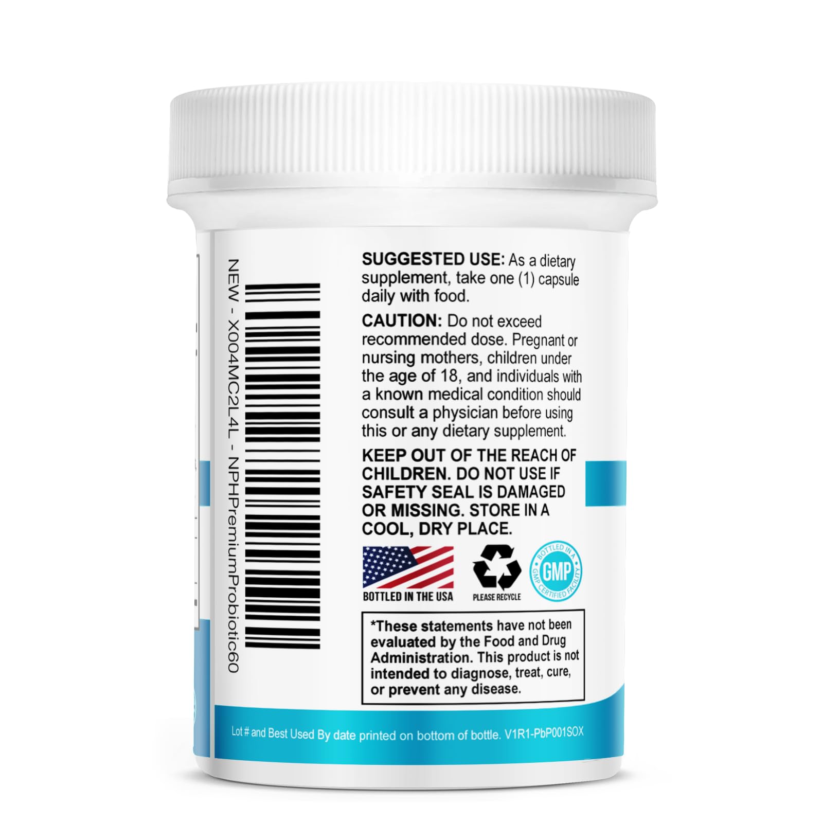 Nature's Physician Probiotics - 100 Billion CFU - 16 Strains + Prebiotics - Best Probiotic Supplement for Women & Men - Supports Immune, Digestive Health, Occasional Constipation & Gas - 60 Capsules Nature's Physician uk supplements
