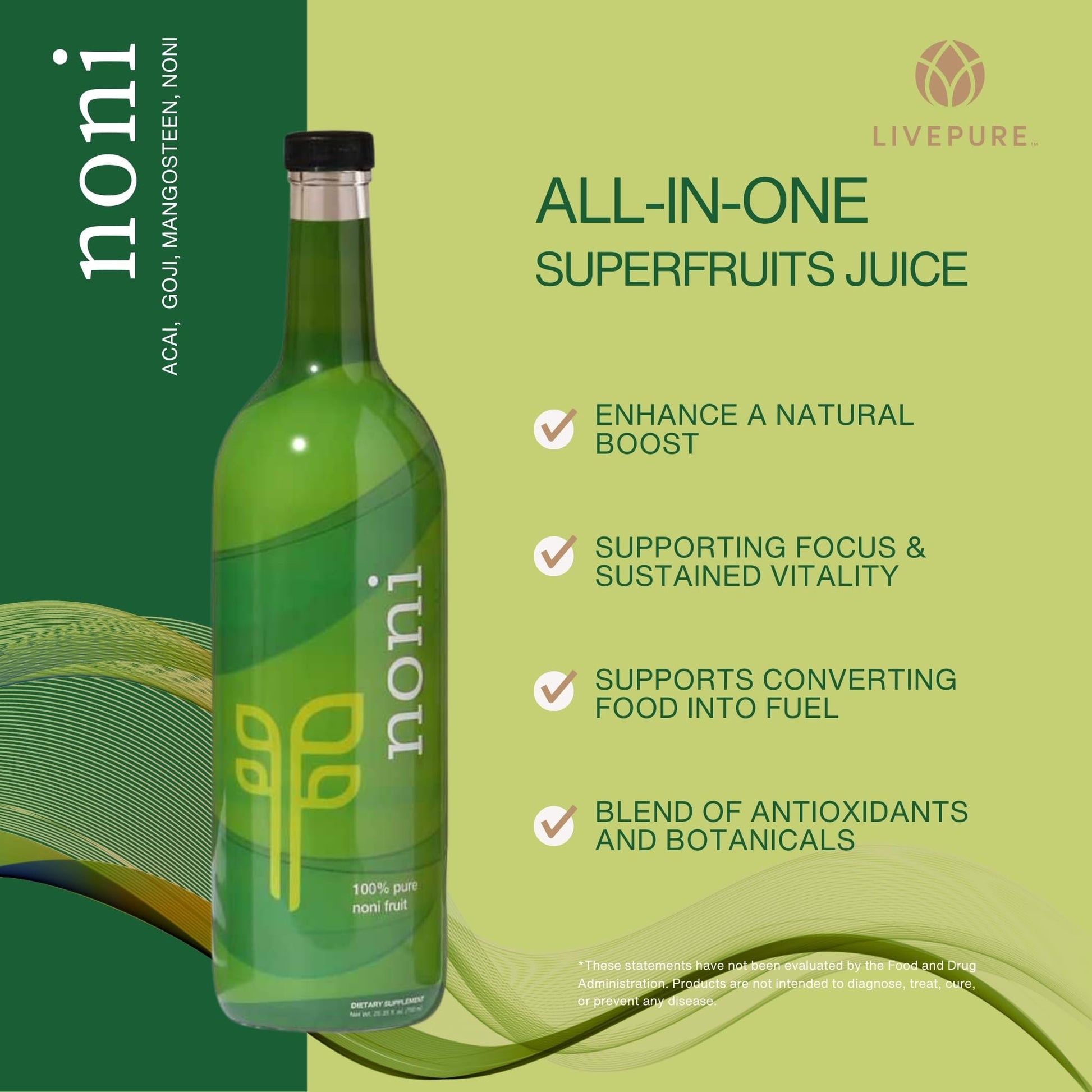 PURE Noni (750ml) - Tropical Tradition for Immune Support and Healthy Living Morinda Citrifolia - No Additives, No Fillers. Unleash The Antioxidant Power, Minerals, and Vitamins of Noni. PURE uk supplements