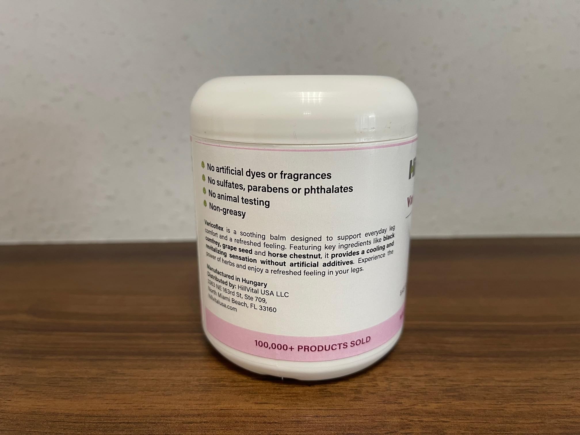Hill Vital Natural Solutions HillVital Herbal Leg Care Balm with Horse Chestnut – Lightweight Botanical Cream for Daily Skin Care & Massage, Non-Greasy Formula for Legs & Body, 250 ml Hill Vital Natural Solutions uk supplements