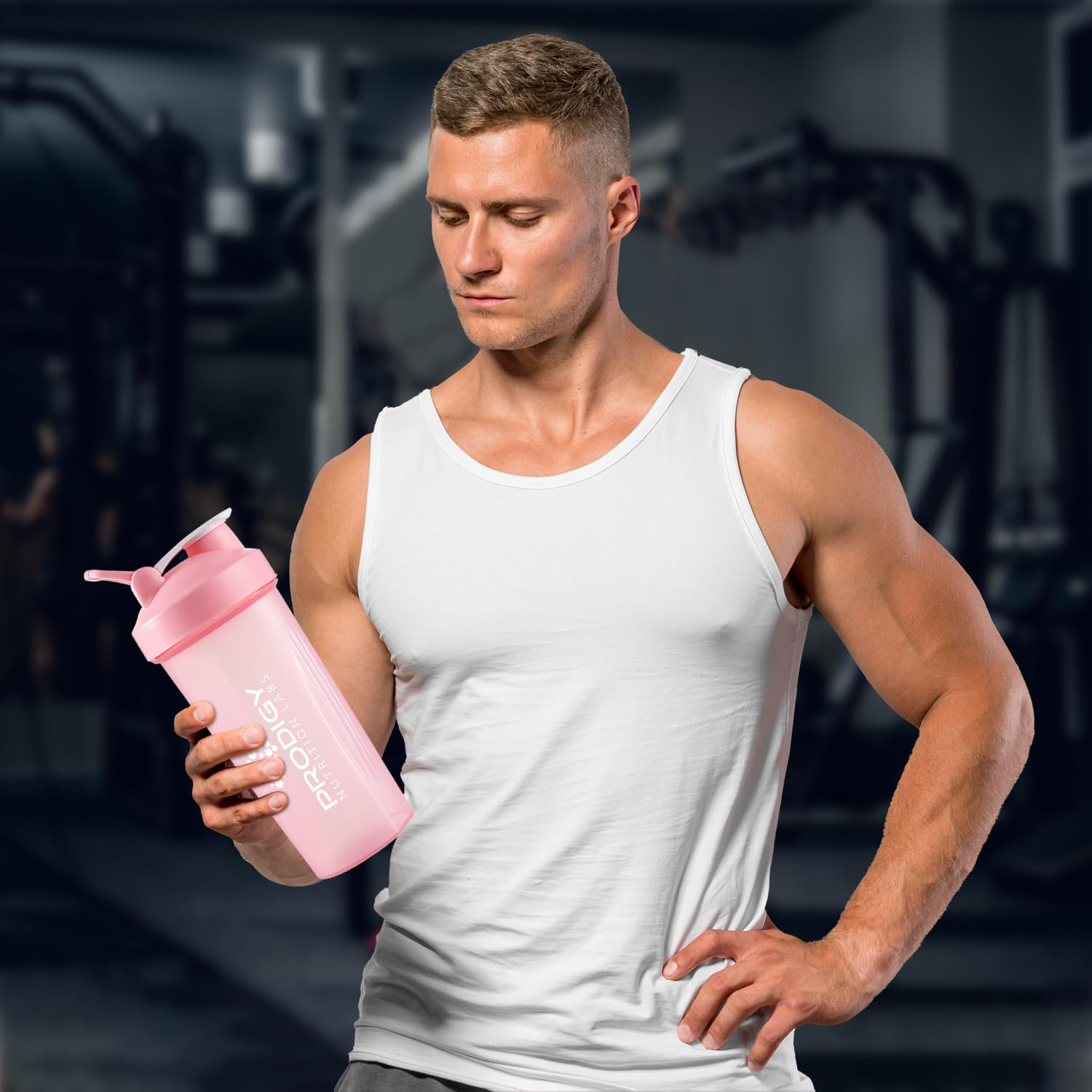 Protein Shaker 20oz Large Shaker Bottle Perfect for Workout Supplements, Protein powder Prodigy Nutrition Labs uk supplements