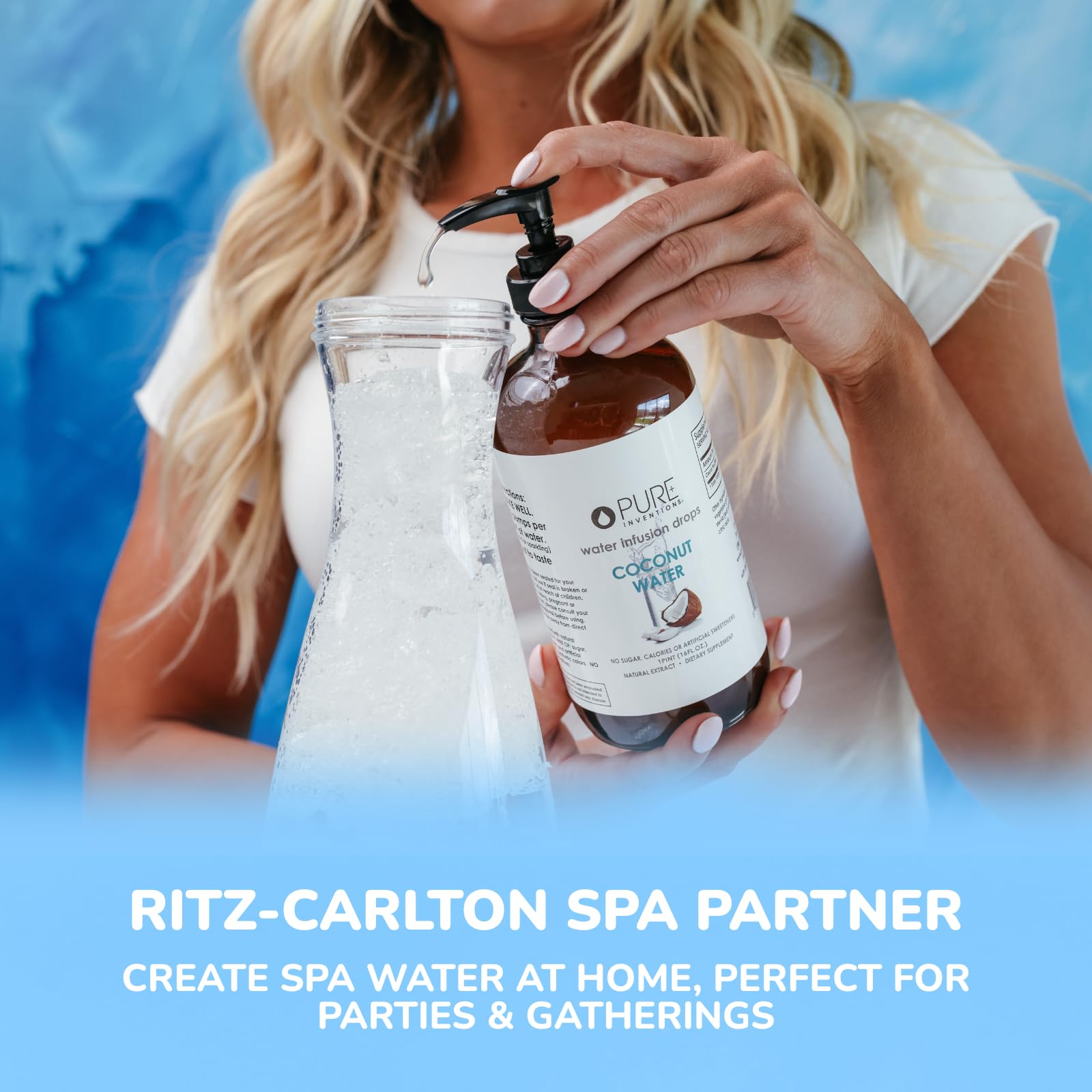 Pure Inventions - Coconut Water Infusion Drops – Electrolytes - Sugar-Free Hydration, Zero Calories, No Artificial Sweeteners, Clean Ingredients, 30 Servings Pure Inventions uk supplements