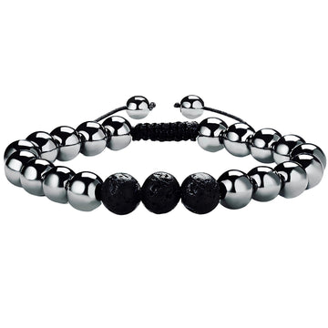 RENZHI-Magnetic Hematite Bracelet–Beaded Magnetic Bracelets for Men and Women RENZHI uk supplements