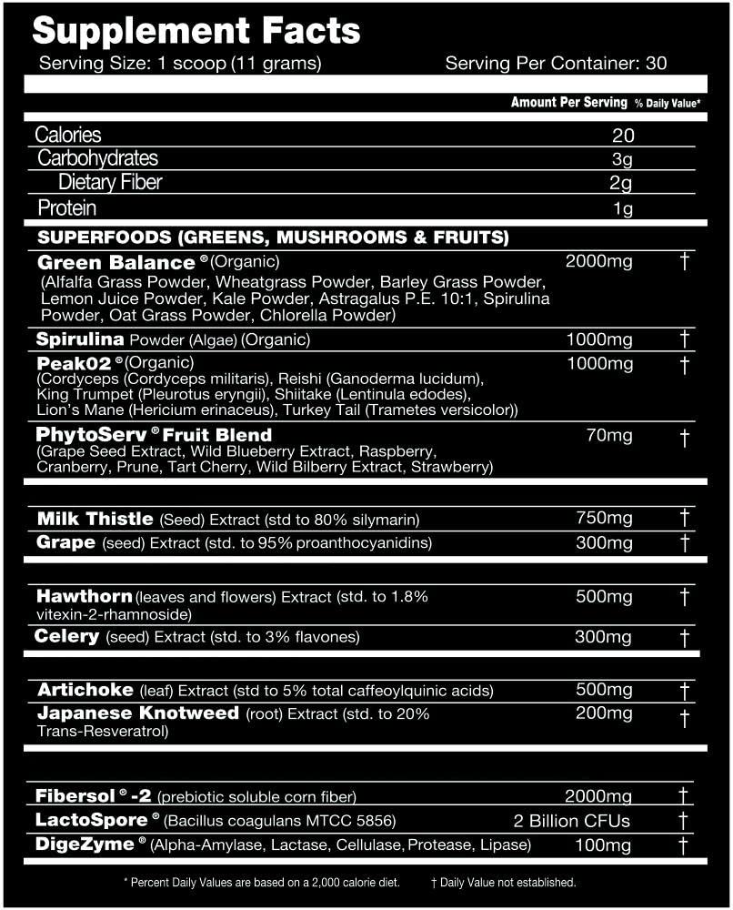 Performax Labs PhytoactivMax Active Greens Powder Wellness and Performance Matrix | Phytonutrients – Overall Health | 30 Servings (Strawberry Pineapple) Performax Labs uk supplements