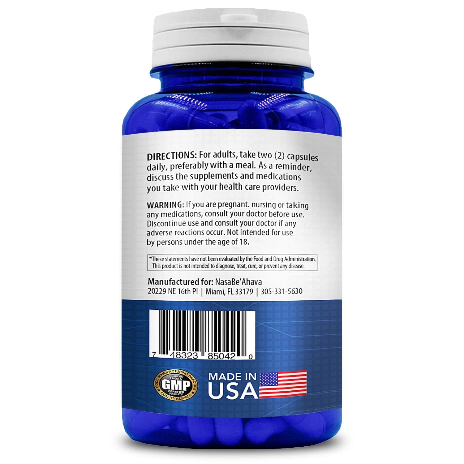 NASA Beahava 100% Pure Resveratrol - 1000mg Per Serving Max Strength (180 Capsules) NasaBeahava uk supplements