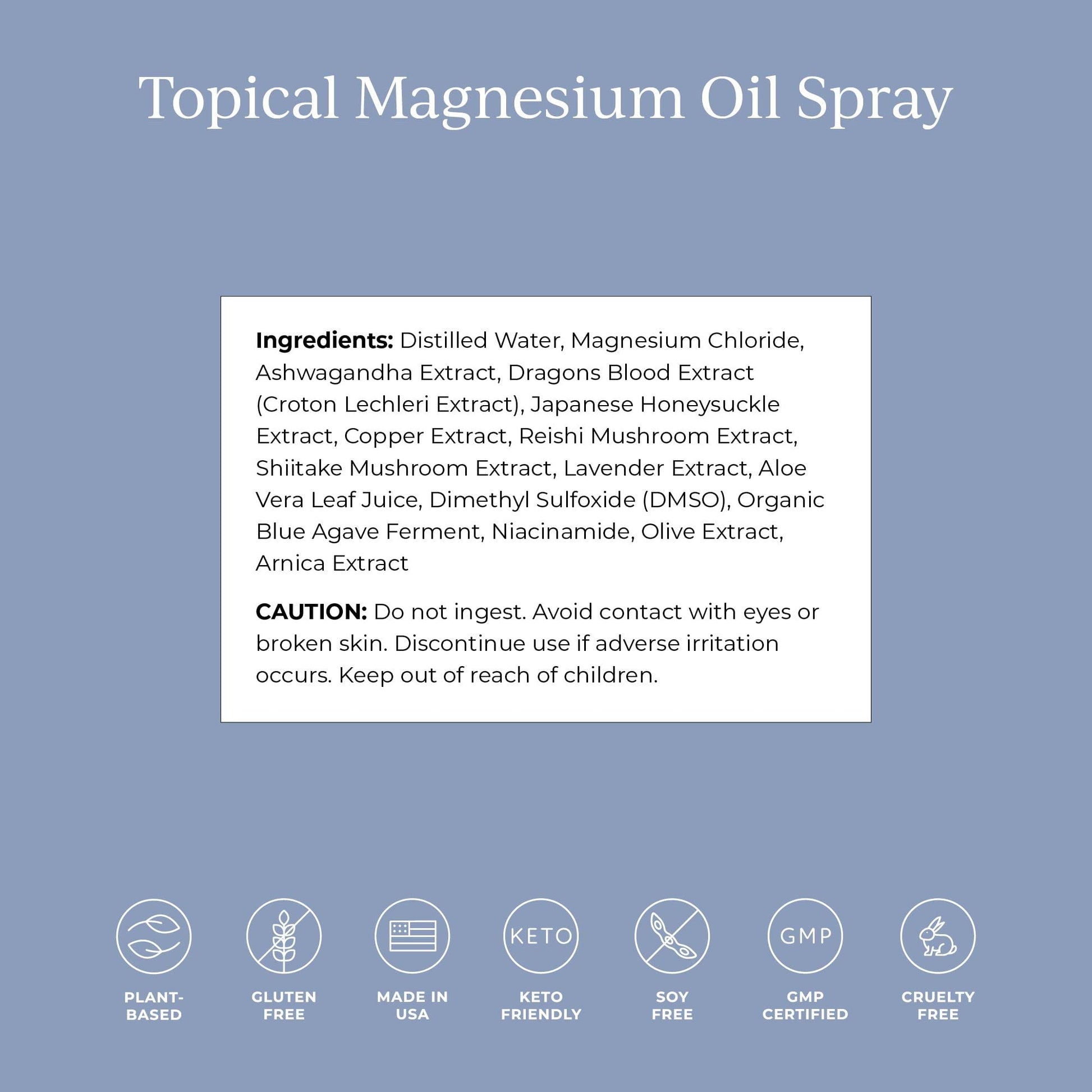CYMBIOTIKA Topical Magnesium Oil Spray for Body, USA Made, Supplement for Leg Cramps, Muscle, Joint Health & Sleep Support, Includes Magnesium Chloride, Lavender Extract, Aloe Vera - Skin Applicator CYMBIOTIKA uk supplements