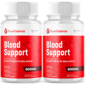 (2 Pack) True Balance Capsules, Official TrueBalance Glycogen Support Pills with All Natural Ingredients, Advanced Formula Support Supplement with Max Strength Vitamins for Women & Men (120 Capsules) Syvor uk supplements