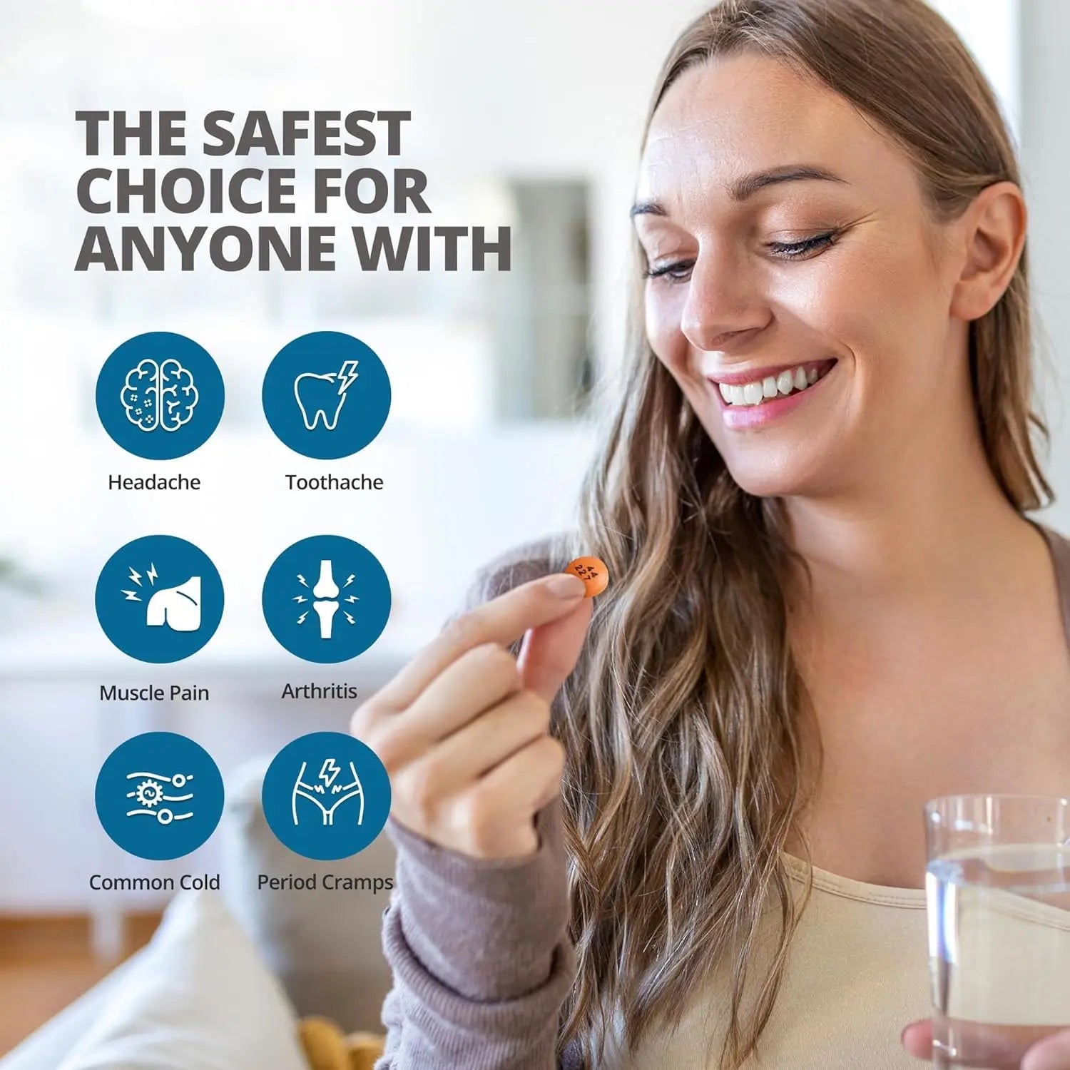 GeriCare Enteric Coated Aspirin Tablets 325mg (200 Count) NSAID Pain Reliever & Fever Reducer for Adults- Regular Strength Aspirin for Headache Arthritis Menstrual & Muscle Pain GeriCare uk supplements