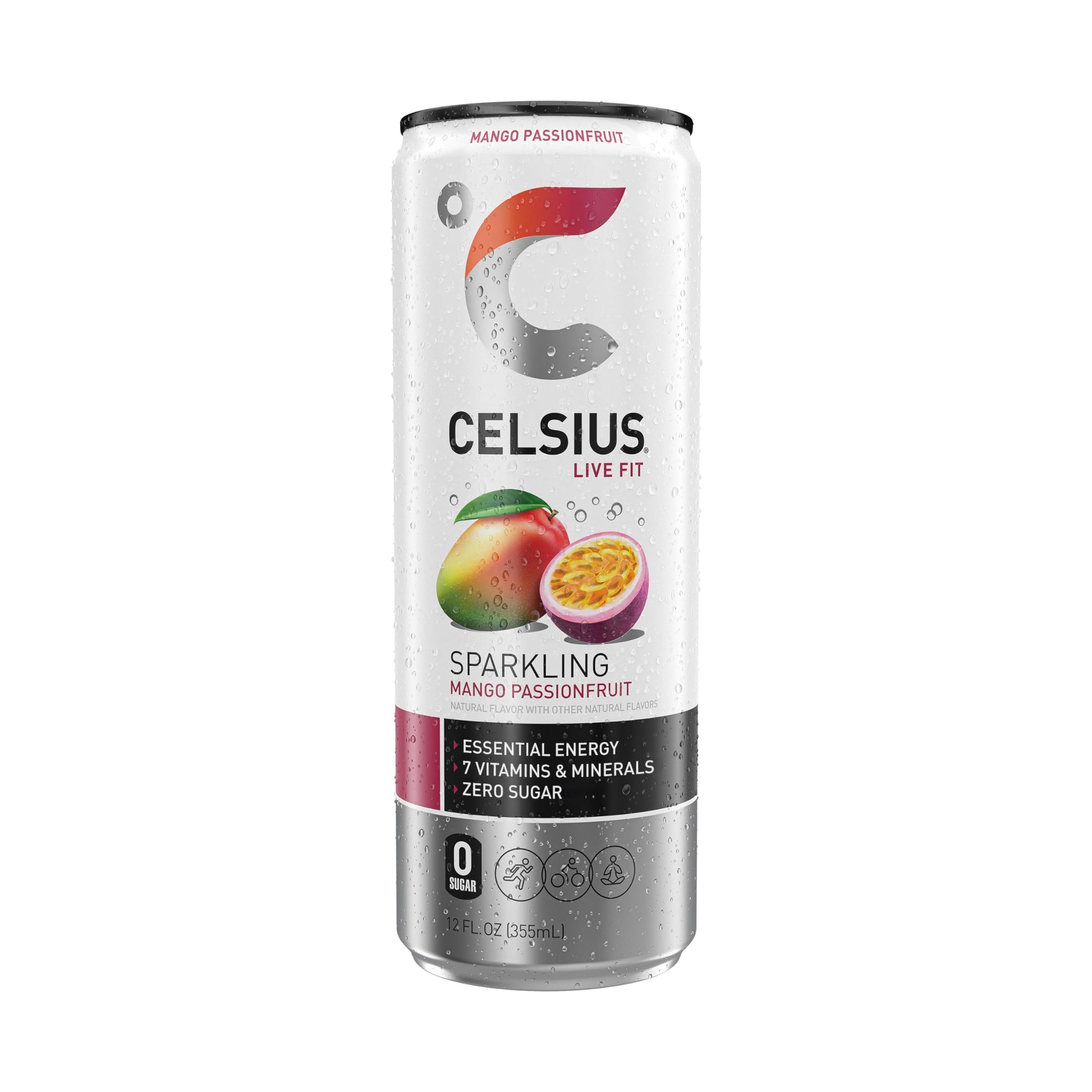 CELSIUS Sparkling Mango Passionfruit, Functional Essential Energy Drink 12 Fl Oz CELSIUS uk supplements