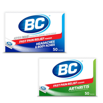 BC Powder | Fast Pain Relief | Arthritis | Aspirin (NSAID) & Caffeine | 50 Count and BC Powder | Fast Pain Relief | Aspirin (NSAID) & Caffeine | 50 Count BC uk supplements