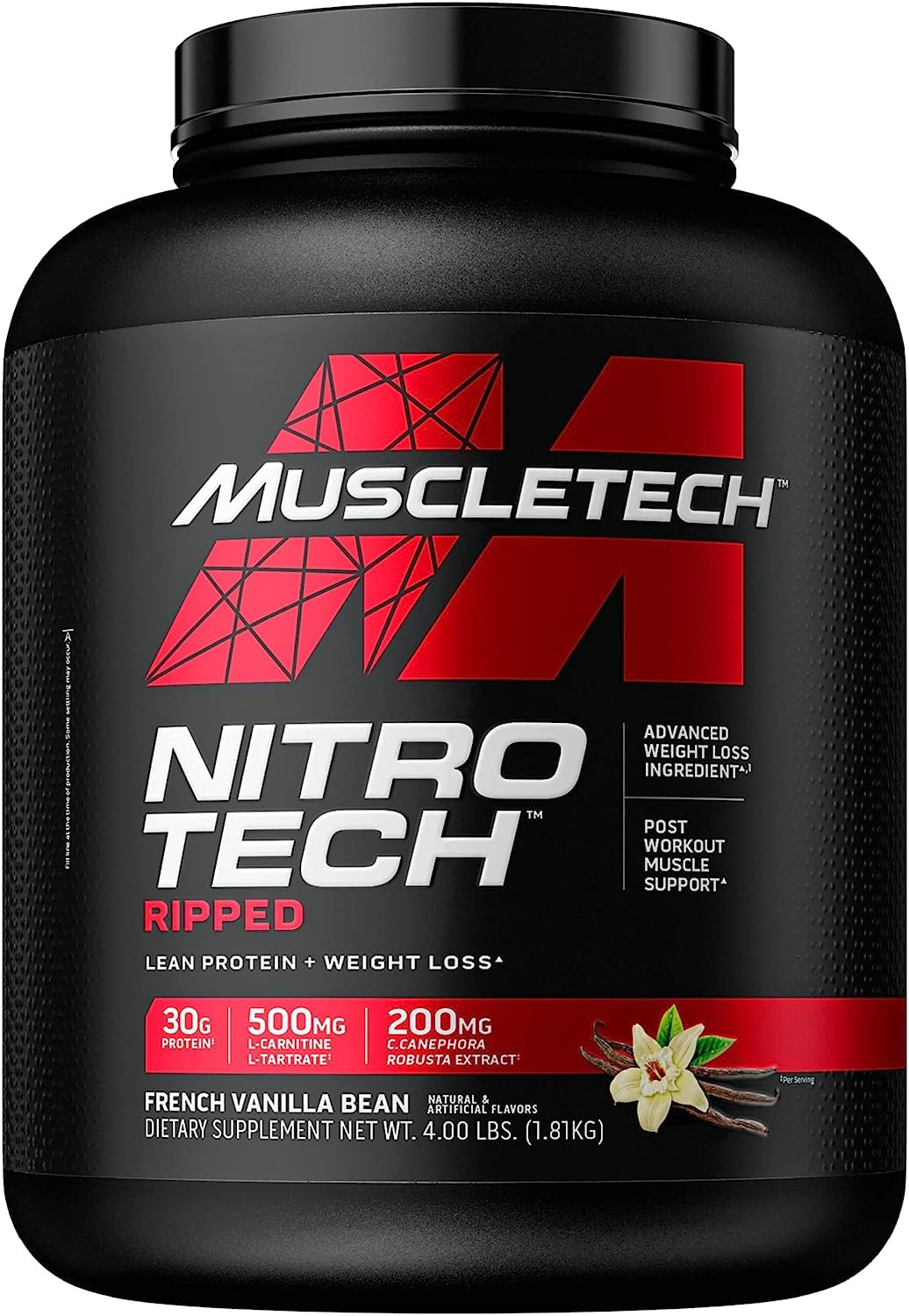 MuscleTech Nitro-Tech Ripped | Lean Whey Protein Powder/Isolate & Platinum Multivitamin MuscleTech uk supplements