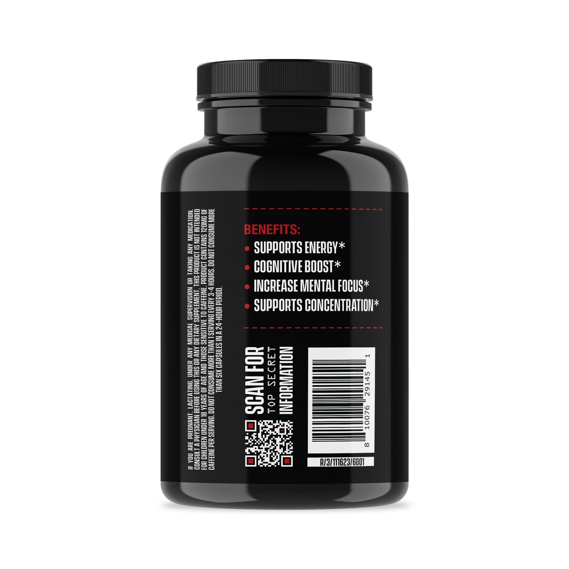 Jocko Fuel Brain Power - Nootropic Dietary Supplements for Memory & Focus wiht L Theanine, L Carnitine- Energy & Focus Supplement (90 Capsules) Jocko Fuel uk supplements