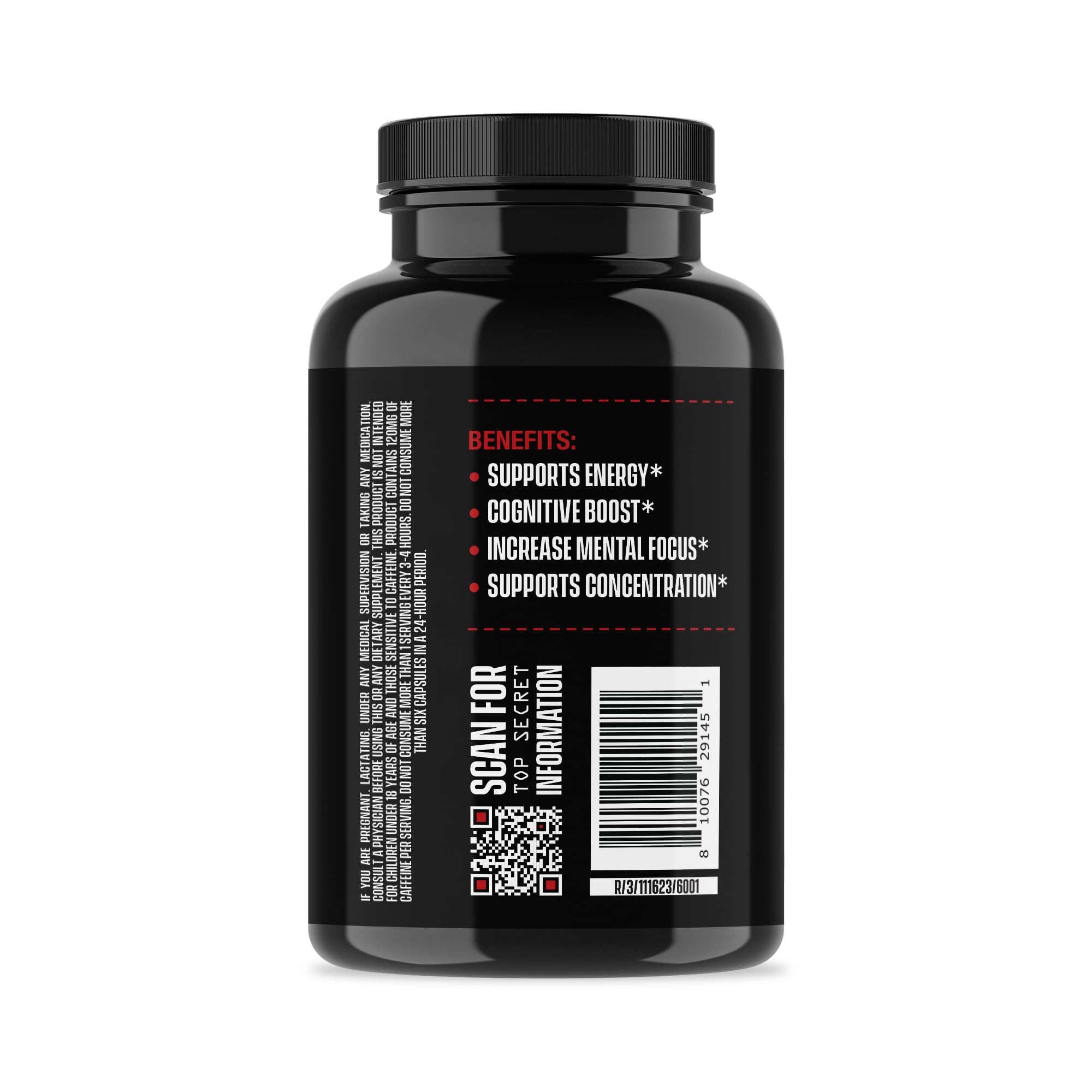 Jocko Fuel Brain Power - Nootropic Dietary Supplements for Memory & Focus wiht L Theanine, L Carnitine- Energy & Focus Supplement (90 Capsules) Jocko Fuel uk supplements