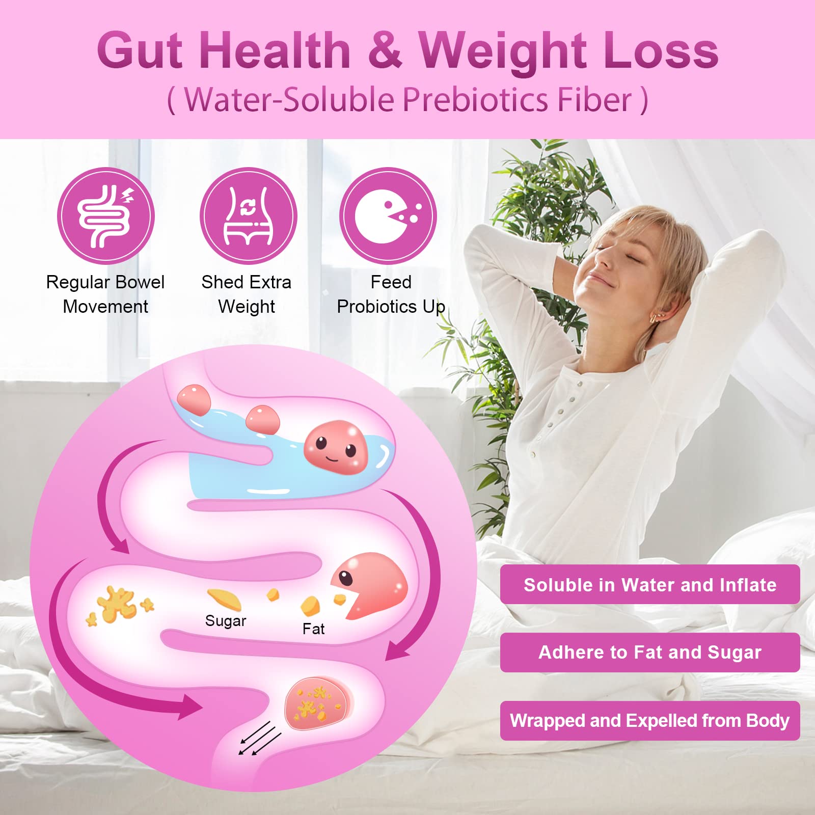 Probiotics for Women Digestive Health, 100 Billion CFUs Probiotic with Digestive Enzymes NATURE TARGET uk supplements