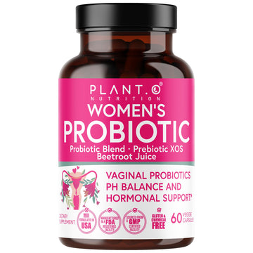PLANT.O NUTRITION Vaginal Probiotics for Women with 4 Lactobacillus Strains Probiotic & Prebiotic Blend PLANT.O NUTRITION uk supplements