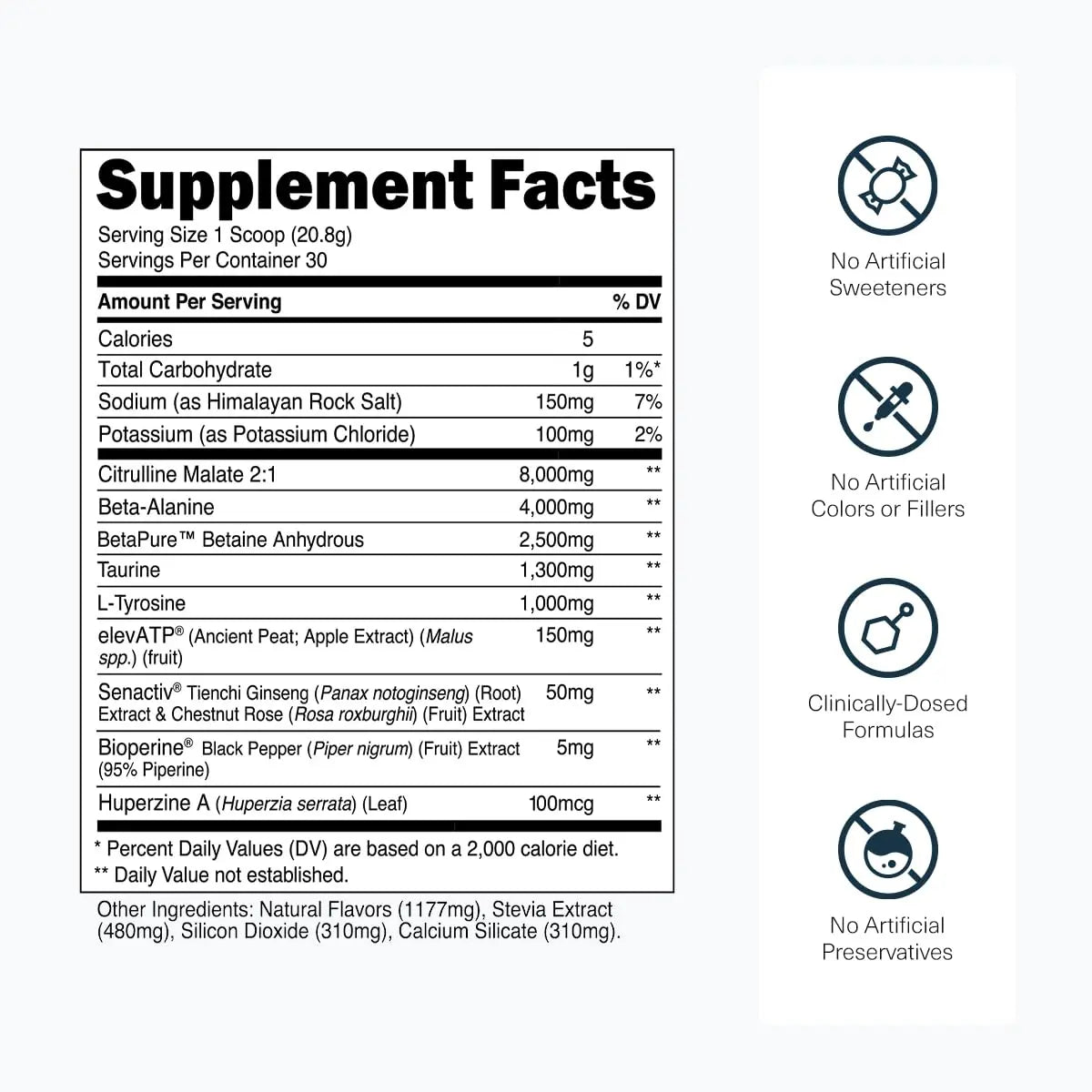 Transparent Labs Stim-Free Pre-Workout - Caffeine & Stim Free Pre Workout Powder for Men and Women with Beta Alanine Powder, Citrulline Malate, & elevATP - 30 Servings, Strawberry Lemonade Transparent Labs uk supplements