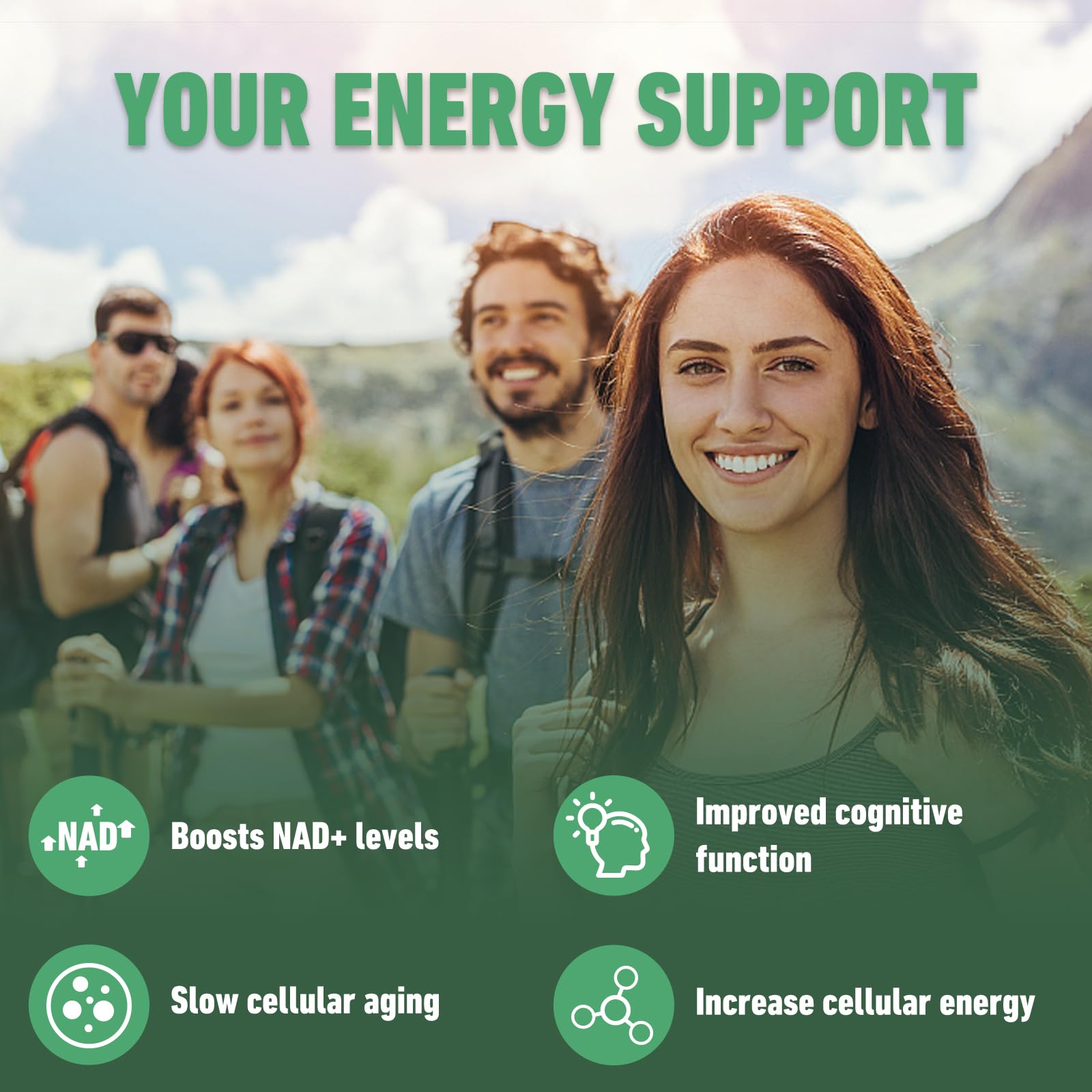Airboy NAD Supplement with Nicotinamide Riboside Resveratrol & Quercetin 900 mg, NMNH Alternative for Men and Women Support Anti-Aging, Energy, Focus - 80 Capsules Airboy uk supplements