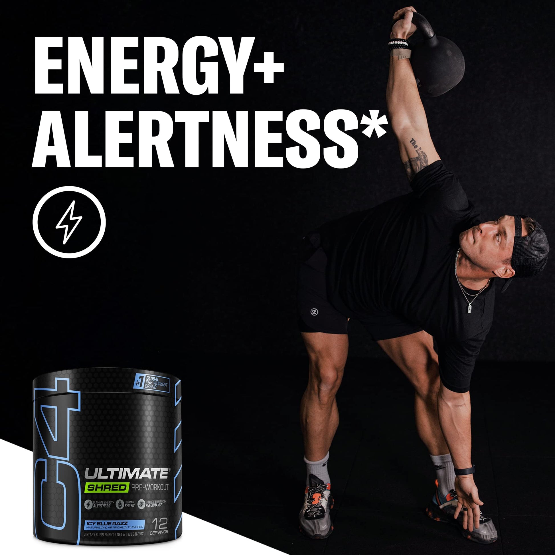 Cellucor C4 Ultimate Shred Pre Workout Powder, Fat Burner for Men & Women, Metabolism Cellucor uk supplements