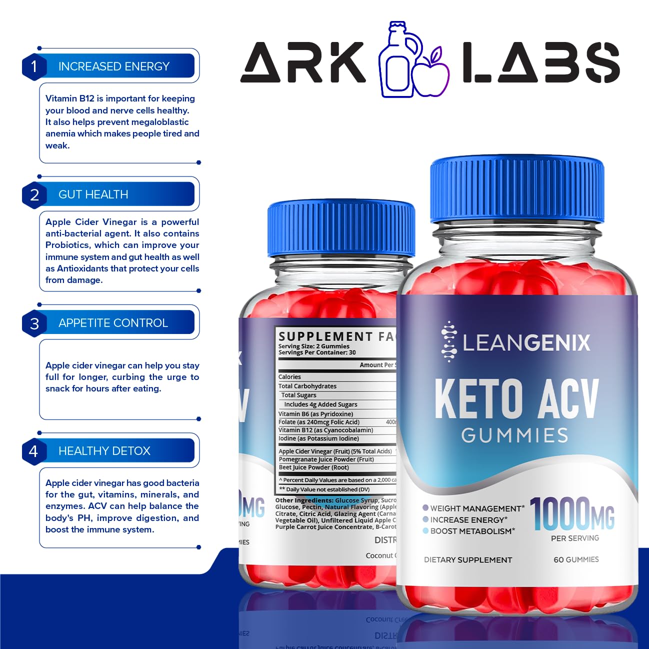 Leangenix Keto ACV Gummies, Leangenix Keto ACV Gummies Advanced Weight Loss 1000MG Ark Labs uk supplements