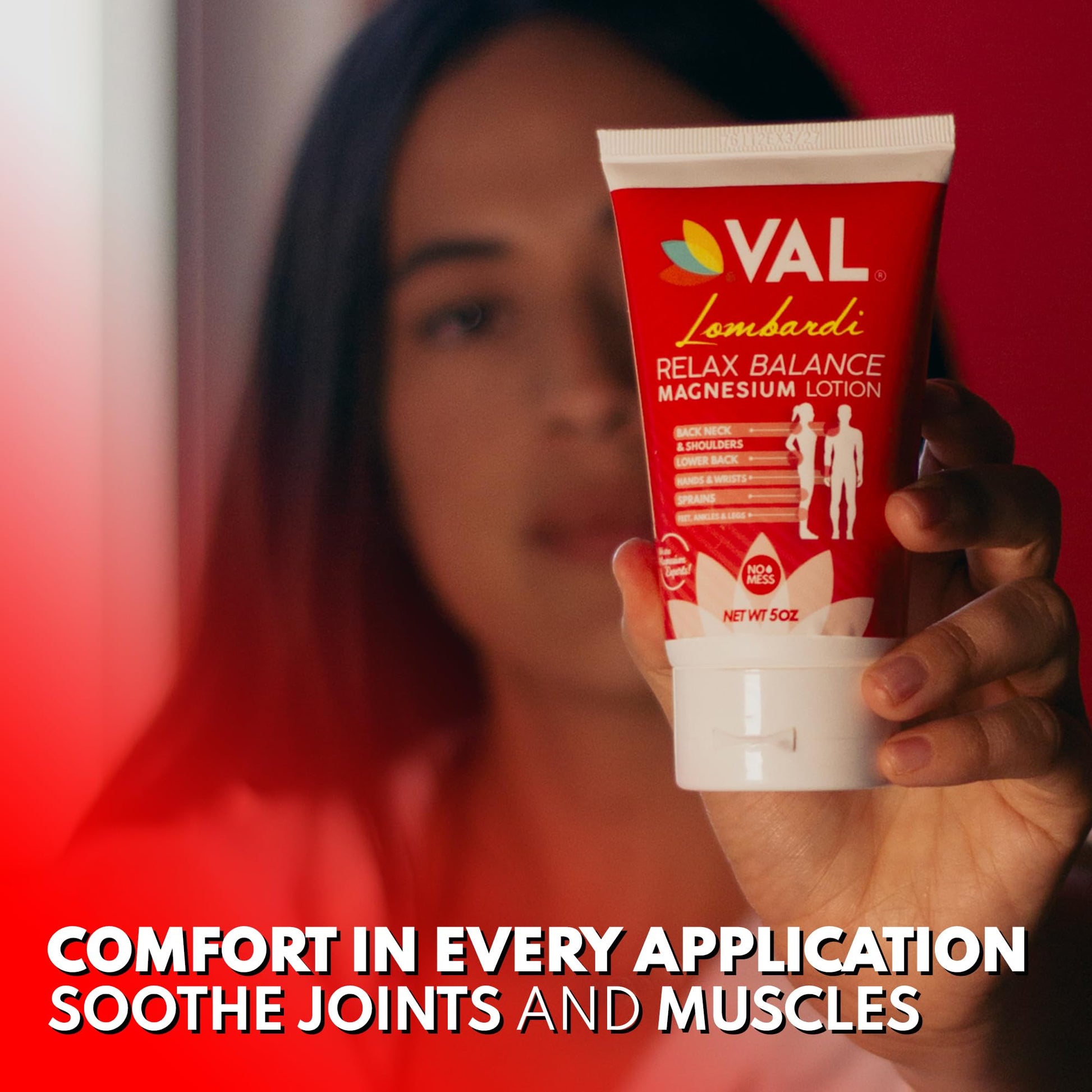 VAL Lombardi Relax Balance Magnesium Lotion | Arnica, Camphor & Menthol | Fast Relief for Joints, Muscles, Back, Shoulders, Feet | Non-Greasy | 5oz VAL uk supplements