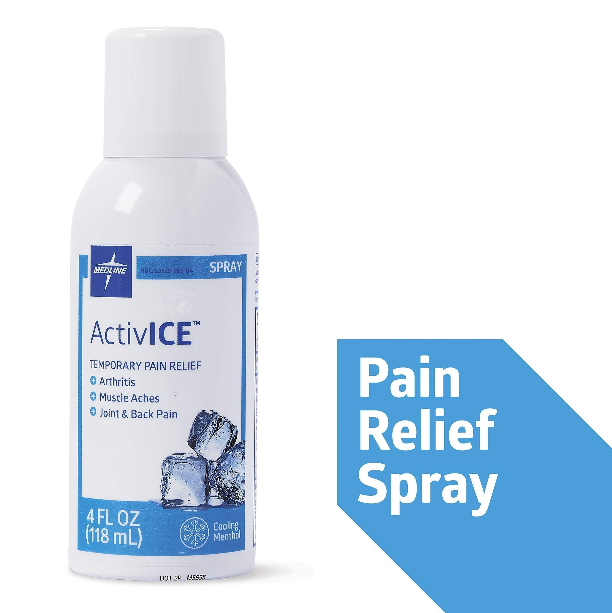 Medline ActivICE Spray Cooling Gel, Topical Pain Relief for Arthritis, Joint, Muscle, Back & Body Aches & Pain, 4 oz Medline uk supplements