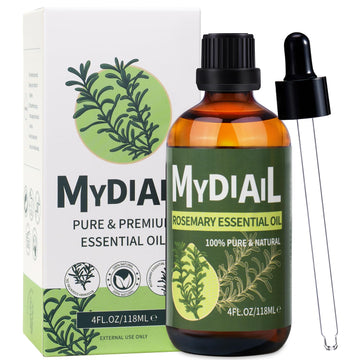 MYDIAIL Rosemary Essential Oil 4oz Pure Rosemary Oil 100% Natural Premium Essential Oil MYDIAIL uk supplements