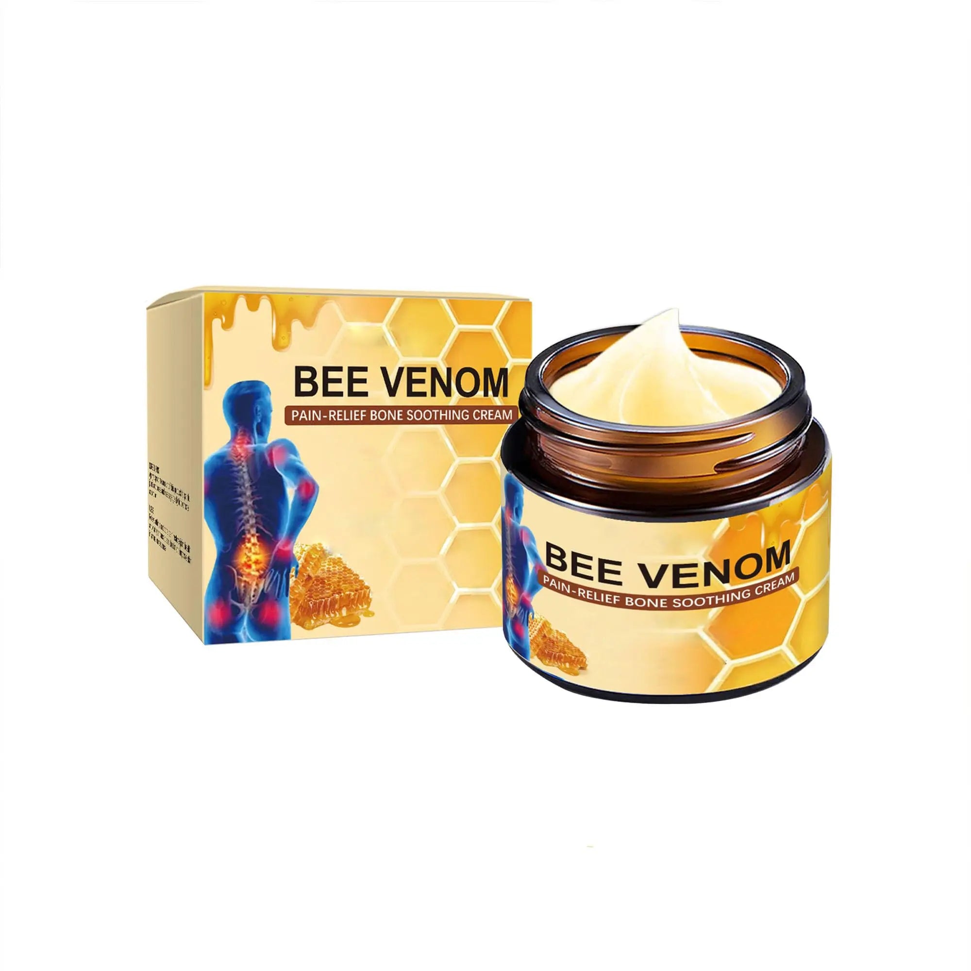 Liwoci Bee Venom Cream-Suitable for Neck, Waist, Back, Hands, Feet and Leg Joint Pain Care Liwoci uk supplements