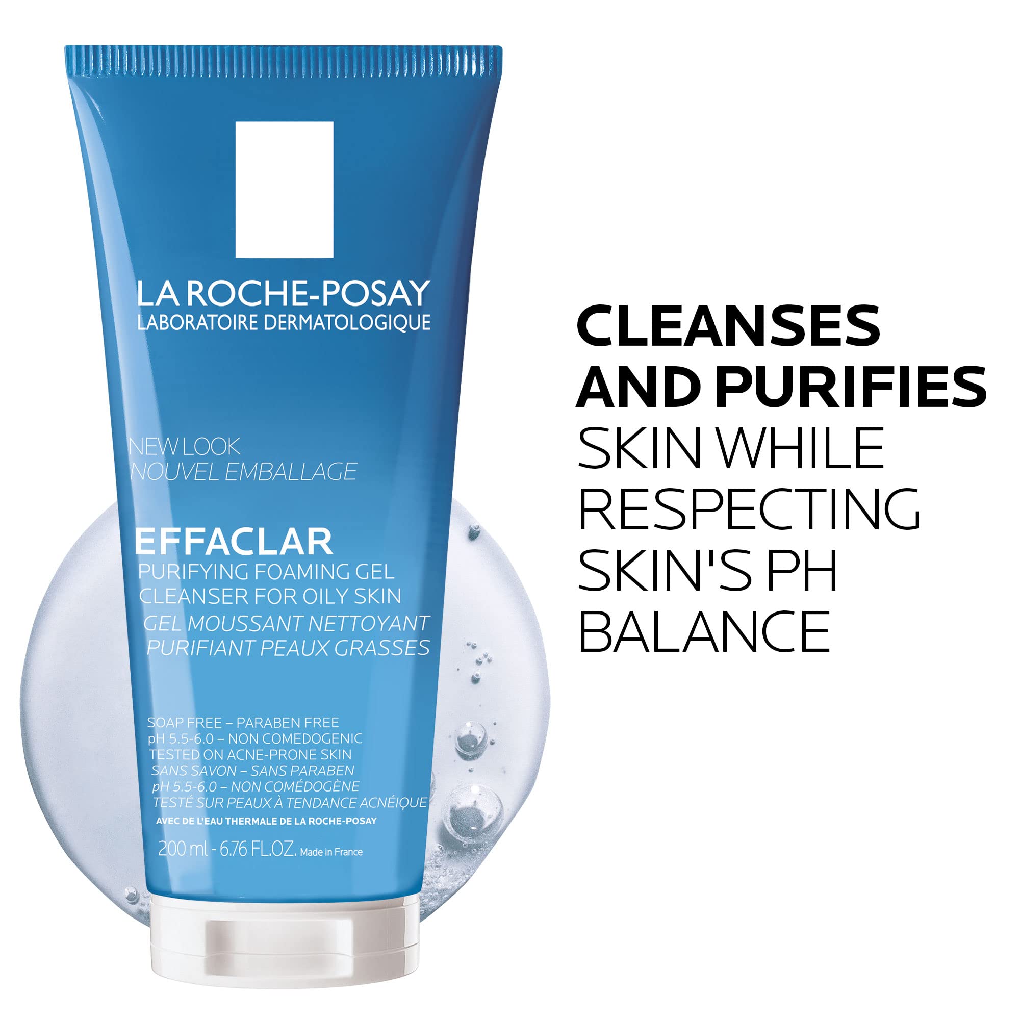 La Roche-Posay Effaclar Purifying Foaming Gel Cleanser for Oily Skin La Roche-Posay uk supplements