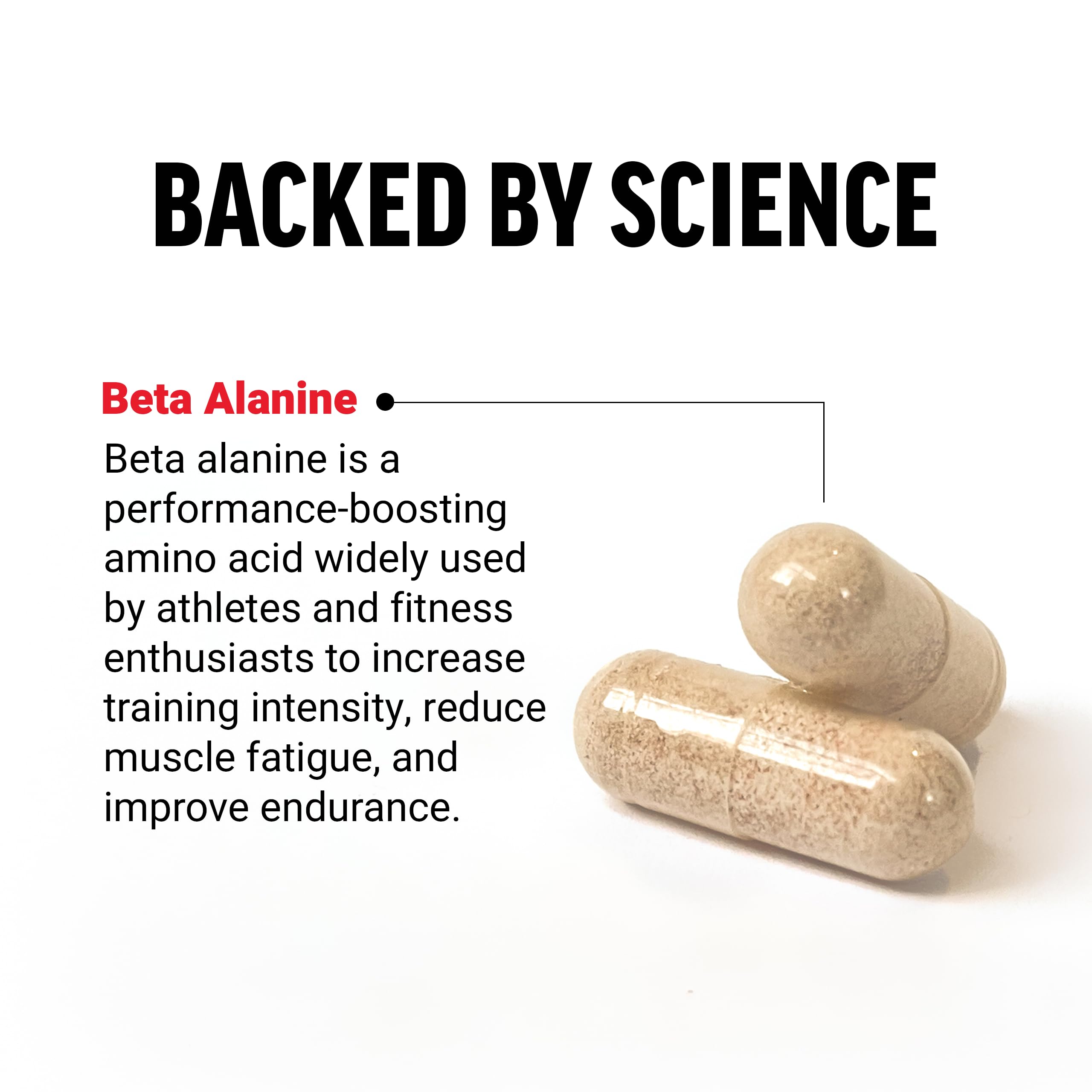 FORCE FACTOR Beta Alanine Capsules, Beta-Alanine Endurance Supplement to Boost Force Factor uk supplements