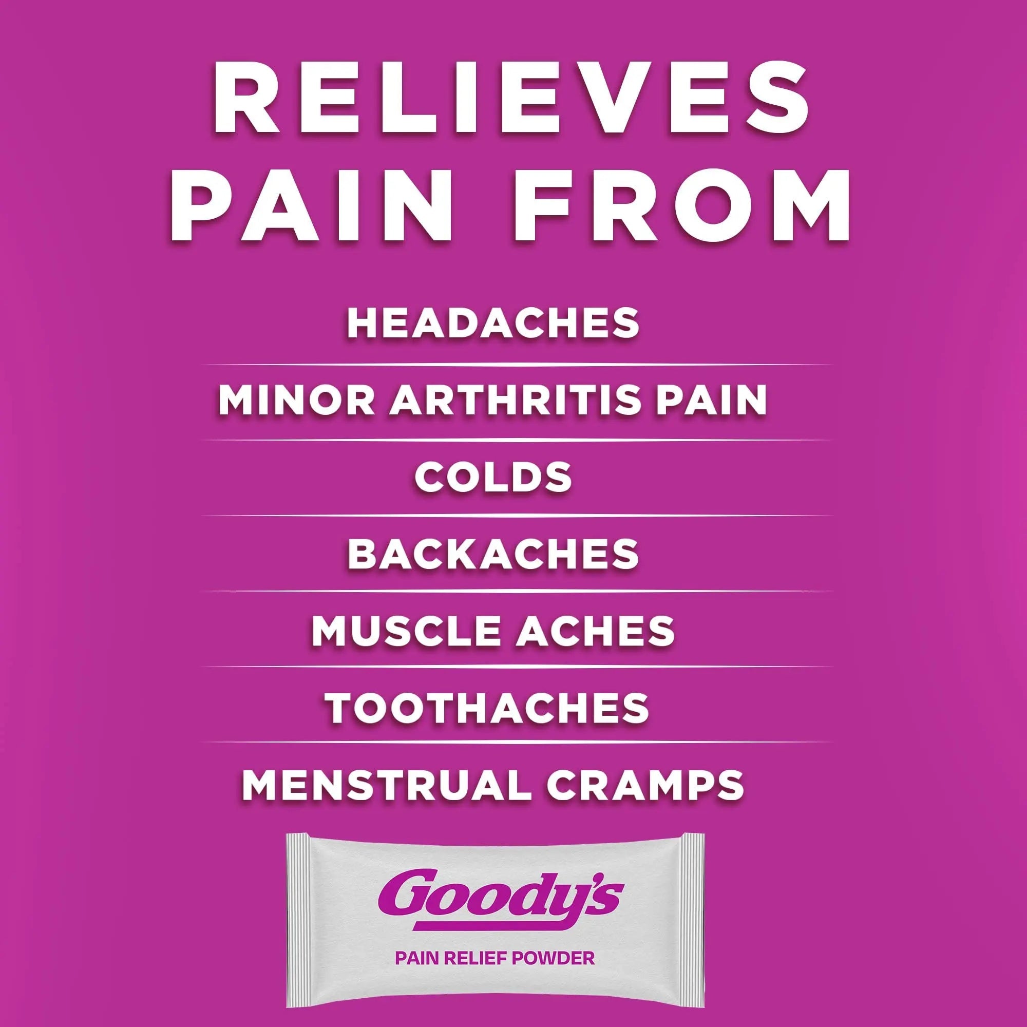 Goody's Pain Relief Powders, Extra Strength Headache Powder Mixed Fruit Blast, 24 ct (Pack of 1) Goody's uk supplements