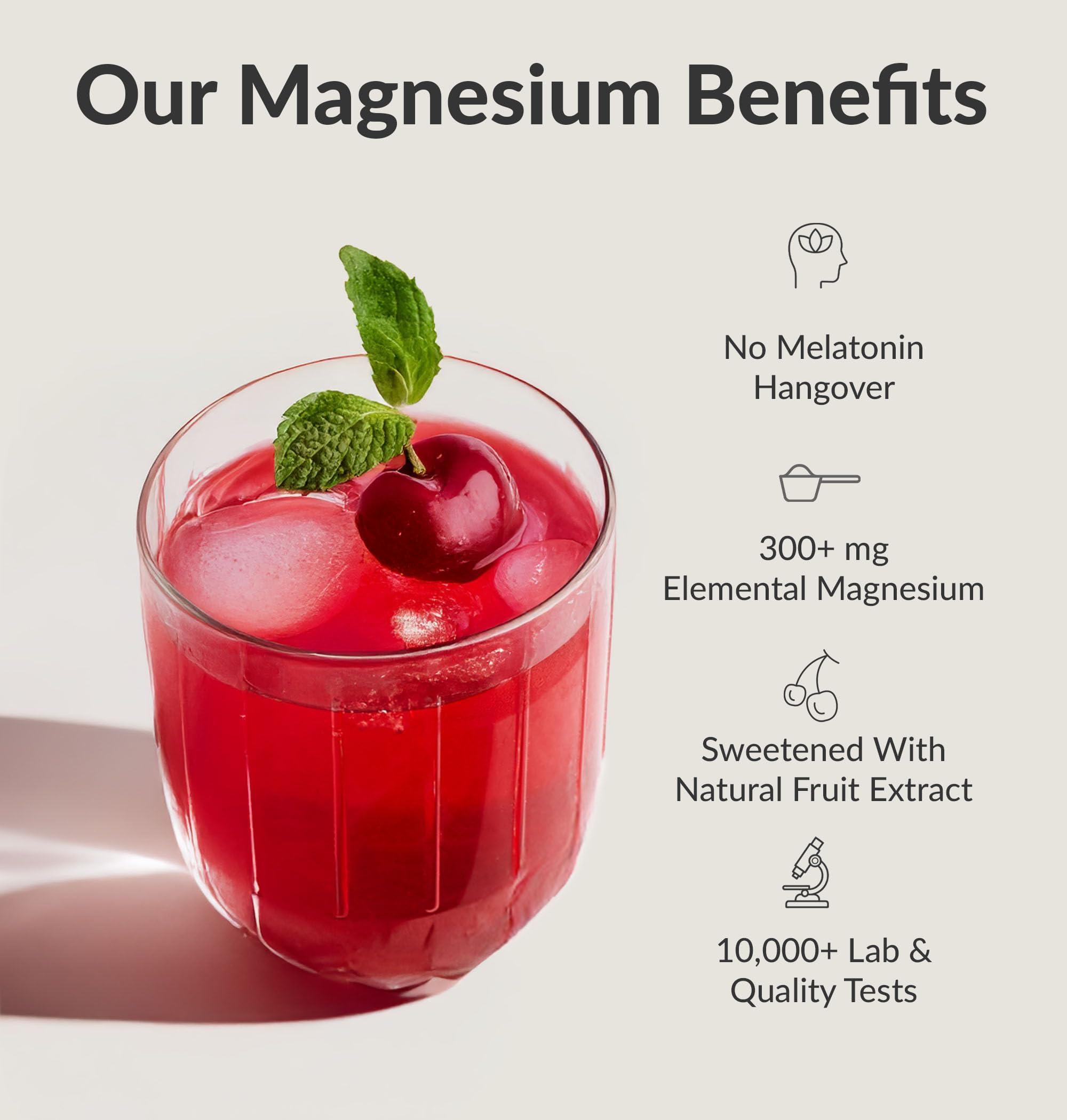 BIOptimizers Magnesium Breakthrough Drink - 8 Forms of Magnesium, Electrolytes, Sleep Health, Stress, Muscle Recovery, Heart Support | Glycinate, Citrate, Malate- Tart Cherry BIOptimizers uk supplements
