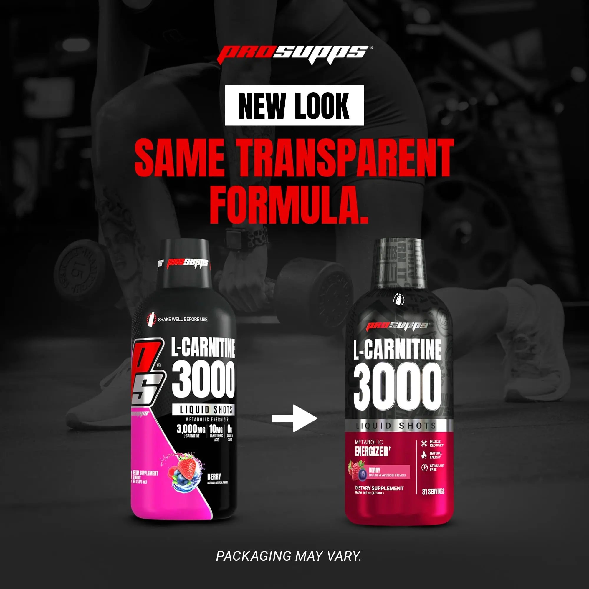 ProSupps L-Carnitine Liquid 3000, Stimulant-Free Liquid Shots for Men & Women - Clean Workout Drink for Energy, Performance & Muscle Recovery ProSupps uk supplements