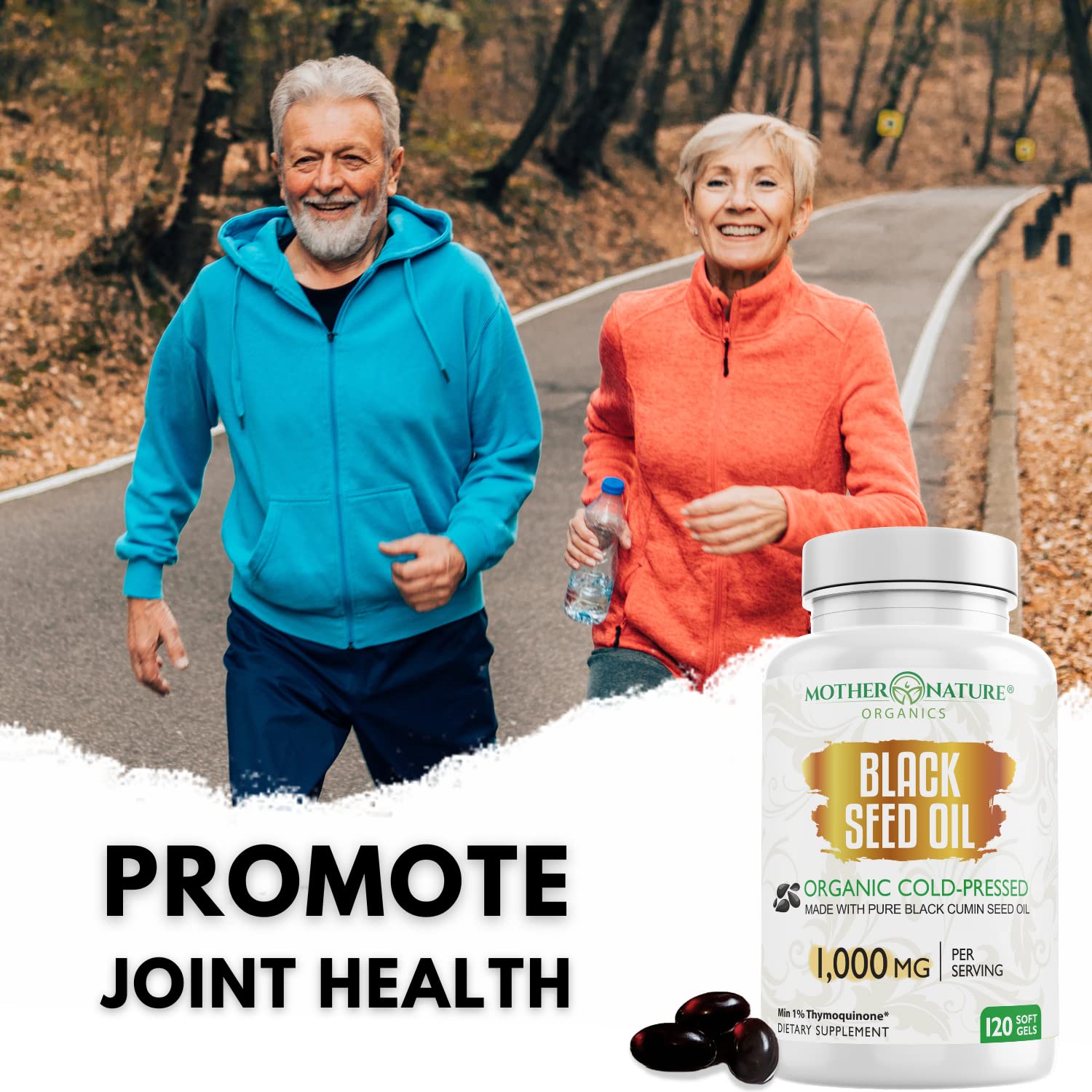 Black Seed Oil Capsules - 120 Count (Organic, Non-GMO Liquid) Premium Cold Pressed Mother Nature Organics Superfoods For Organic Living uk supplements