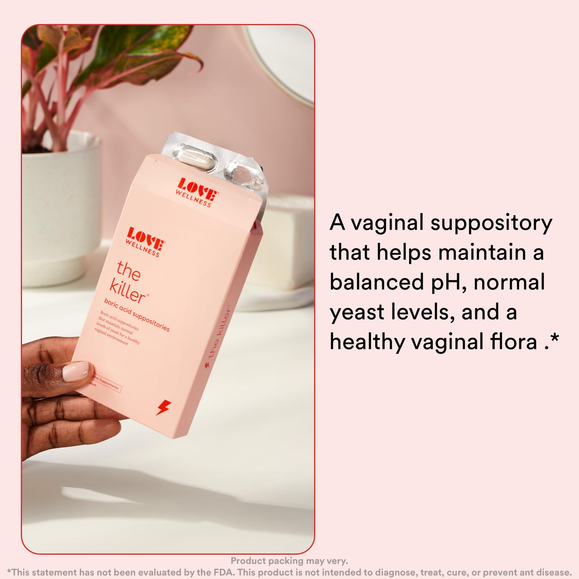 Love Wellness Good Girl Probiotics & The Killer | Vaginal pH Balance Supplement & Boric Acid Suppositories Love Wellness uk supplements