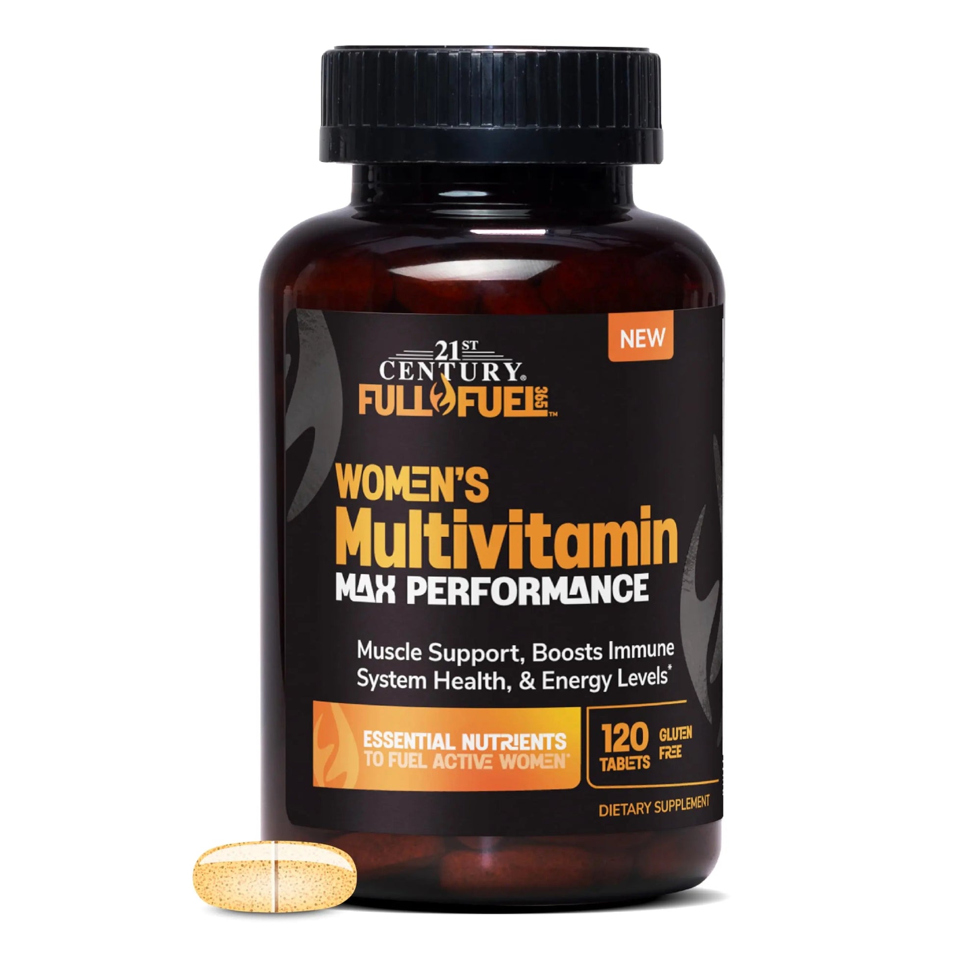 21st Century Full Fuel 365 Active Women’s Multivitamin, 120 Tablets, Daily Vitamins and Minerals for Energy, Muscle Support, Immune Health 21st Century uk supplements