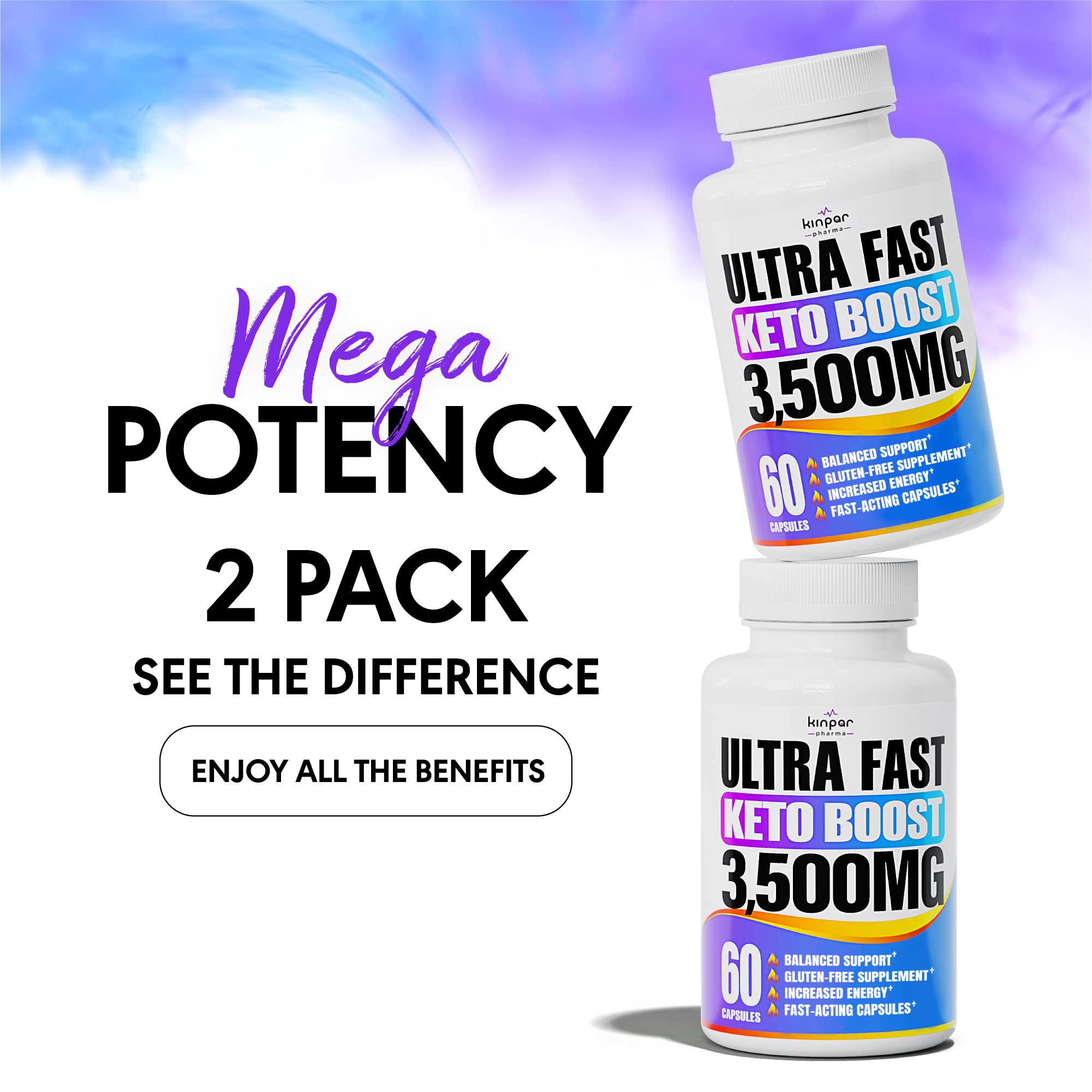 Complete Keto Pills - Keto Fast Exogenous Ketones Supplement for Improved Focus and Stamina Kinpar Pharma uk supplements