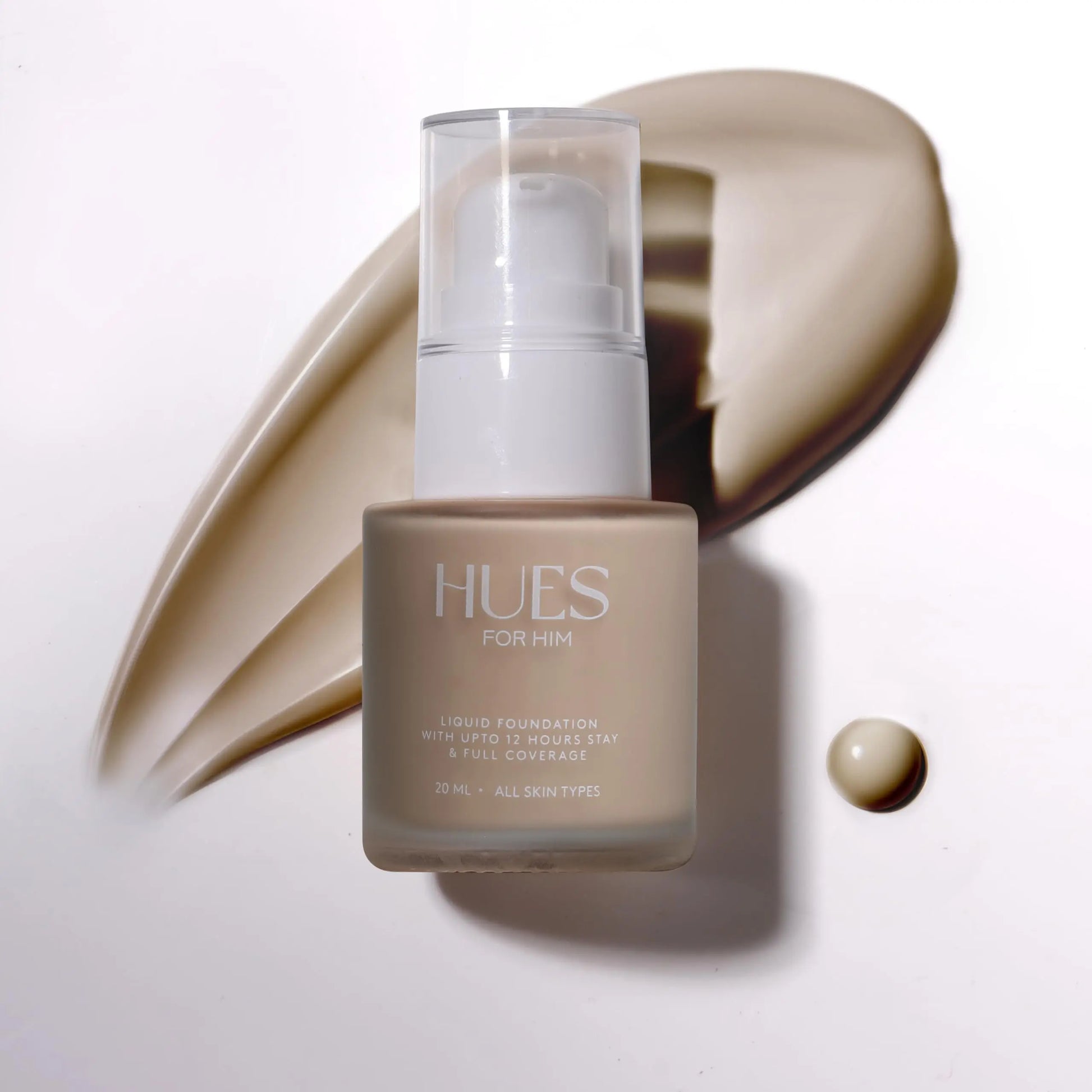 Hues for Him Foundation for Men – Full-Coverage, Lightweight & Hydrating Fit | Natural Coverage | Oil Control & Perfect Fit for Men’s Faces | Available in 4 Shades | Fresh Canvas, .67oz HUES FOR HIM uk supplements