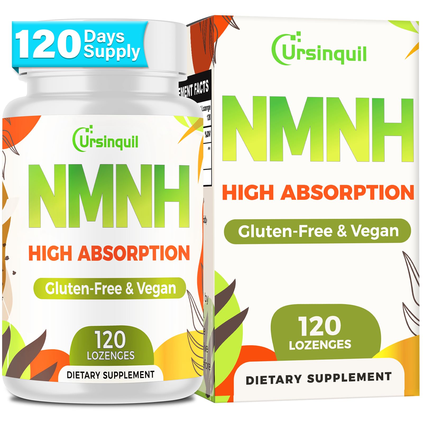 Sublingual NMNH 500mg (Dihydronicotinamide Mononucleotide) (120 Servings, NMNH 500mg per Serving) NAD Supplement to Boost NAD Levels as We Age, for Anti-Aging, Energy, Immunity, Focus - 120 Count Ursinquil uk supplements