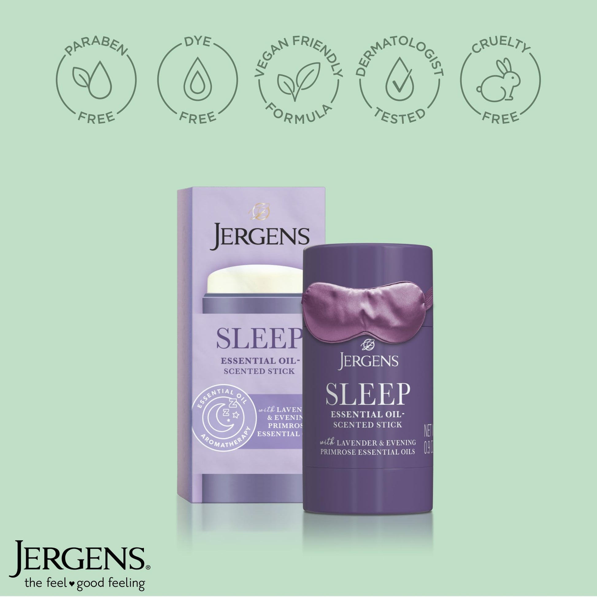 Jergens Sleep Stick Restful Blend Essential Oil Balm, Aromatherapy Jergens uk supplements