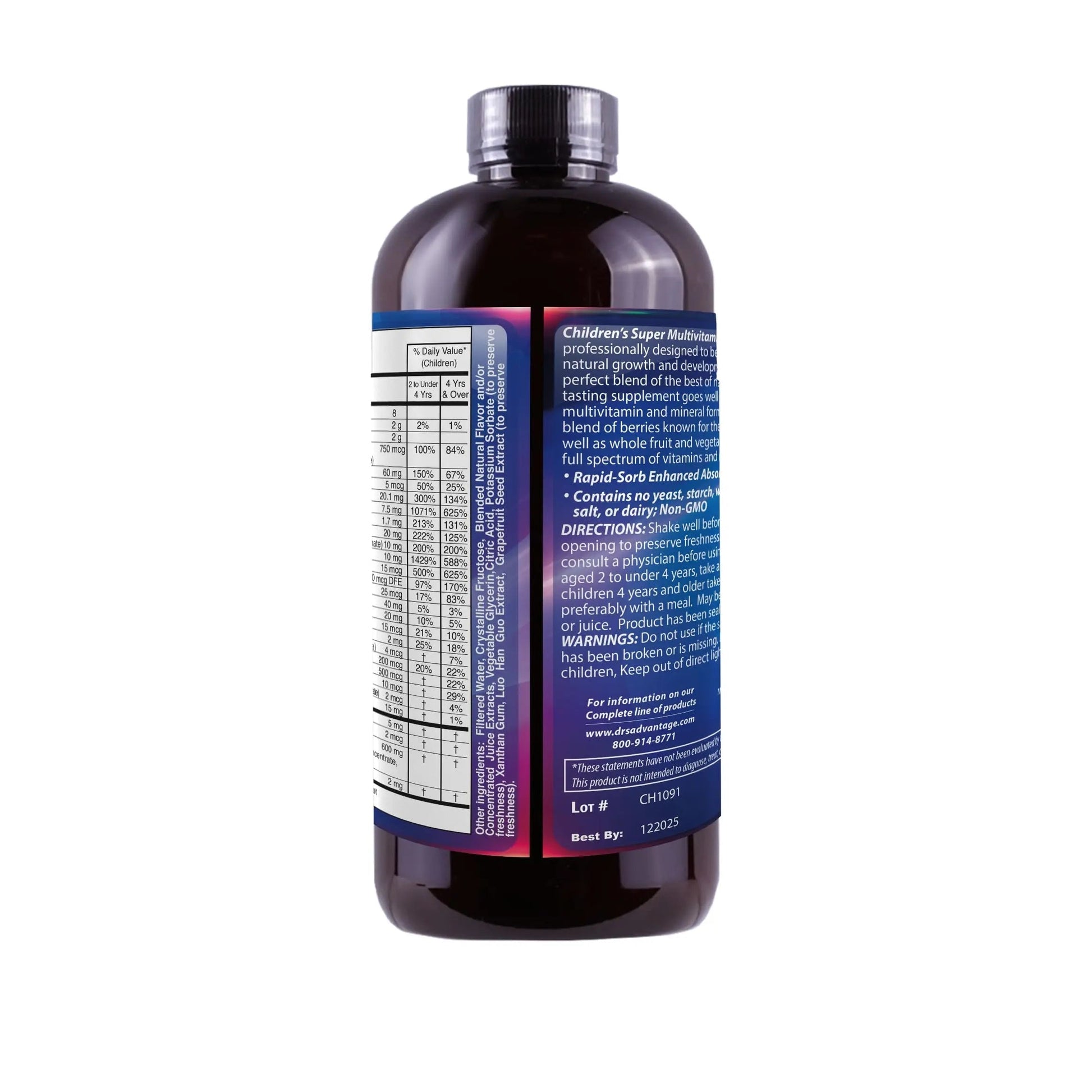 Dr's Advantage DA862 Liquid Children's Multivitamin and Minerals, 16 oz. Dr's Advantage uk supplements