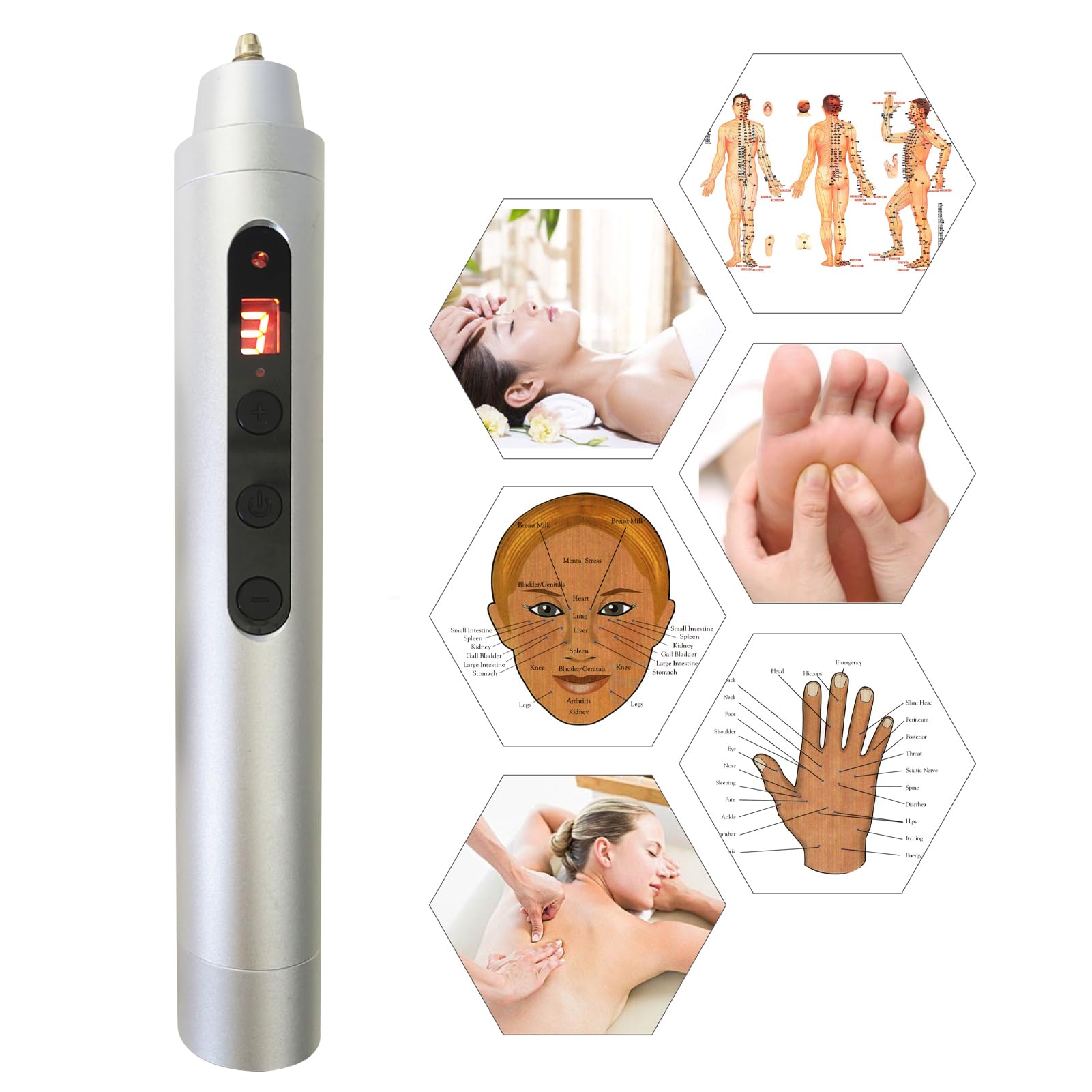 Global Care Market Meridians Energy Pen - Electronic Meridian Acupuncture Massage Pen Global Care Market uk supplements