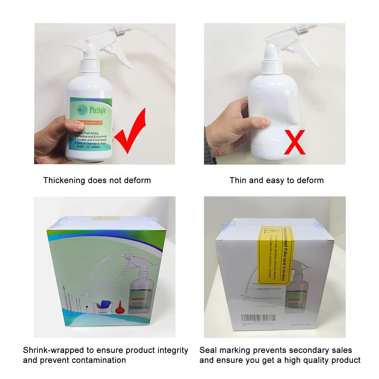 Ear Wax Removal Tool, Ear Cleaning Kits Safe Ear Irrigation Kit Ear Flush QISXROVY uk supplements