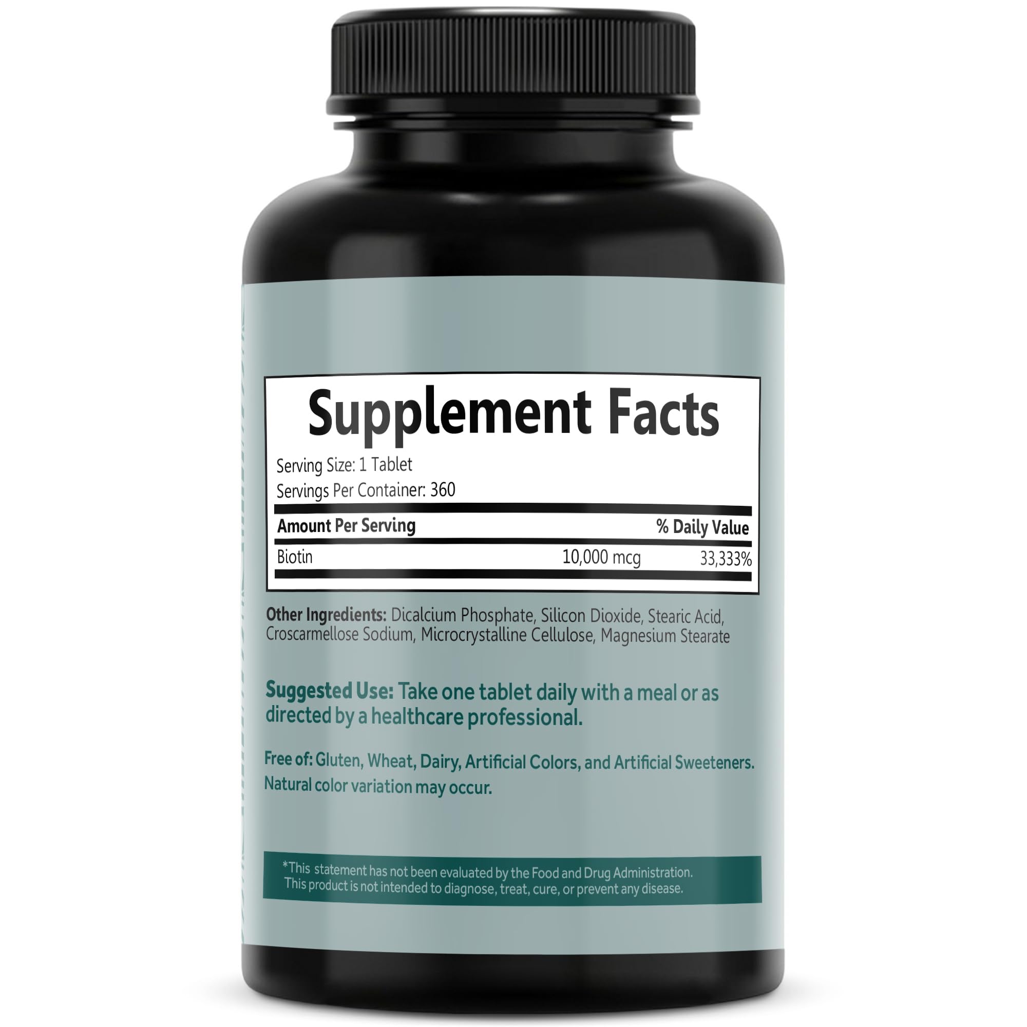 Bliss Serenity Biotin 10000mcg - Max Strength Biotin Supplement - Hair Skin and Nails Vitamins Bliss Serenity uk supplements