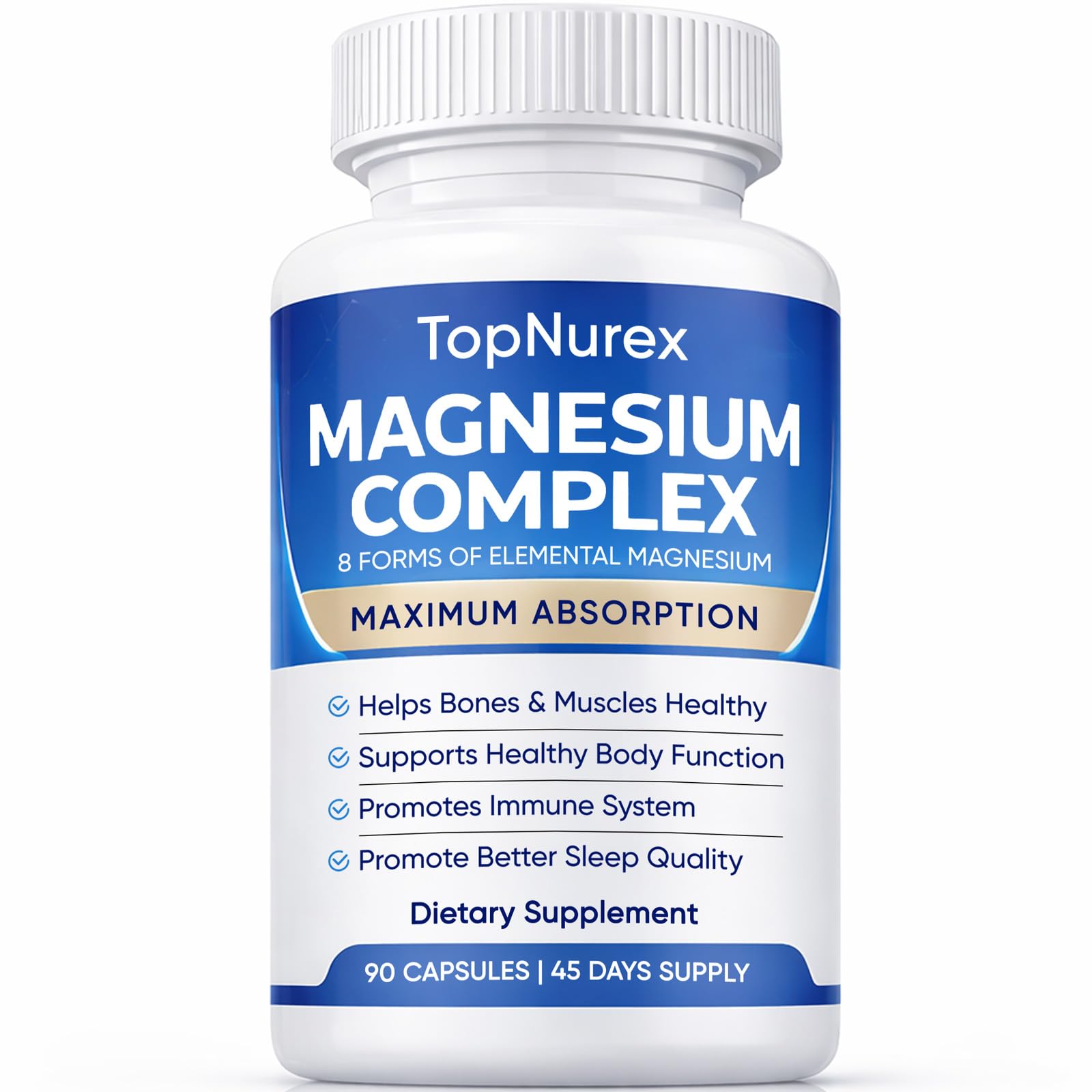 Top Nurex Magnesium Complex Supplement for Women & Men | 1000mg Maximum Absorption | 8 Magnesium Forms Including Glycinate, Citrate, Malate | Supports Relaxation, Sleep, Bone Strength | 90 Capsules Art anime uk supplements