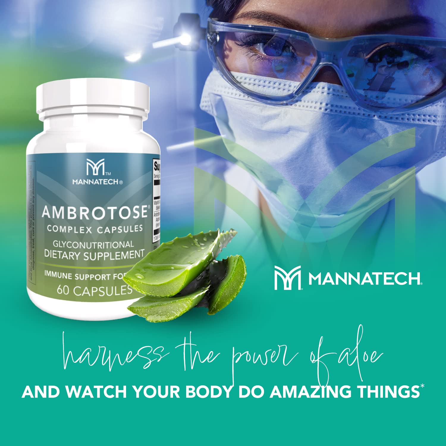 Mannatech® Ambrotose® Complex 60 Capsules Mannatech uk supplements