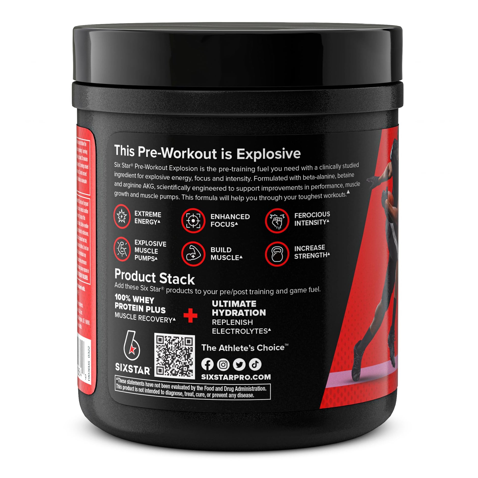 Six Star Pre Workout PreWorkout Explosion Pre Workout Powder for Men & Women PreWorkout Six Star uk supplements
