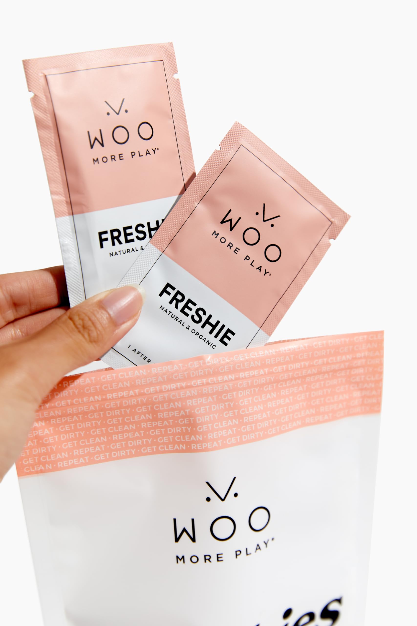 Woo More Play Freshies: All-Natural Feminine Intimacy Towelette Wipes with Coconut Oil Woo More Play uk supplements