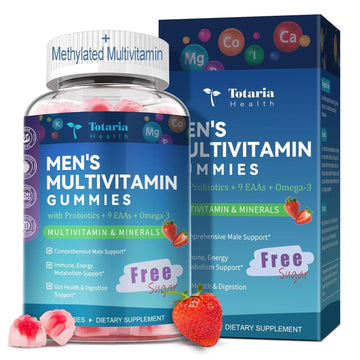 Totaria Sugar Free Multivitamin for Men with Omega 3, Probiotics, Mens Multivitamins Gummies w/Methylated B Complex Totaria uk supplements